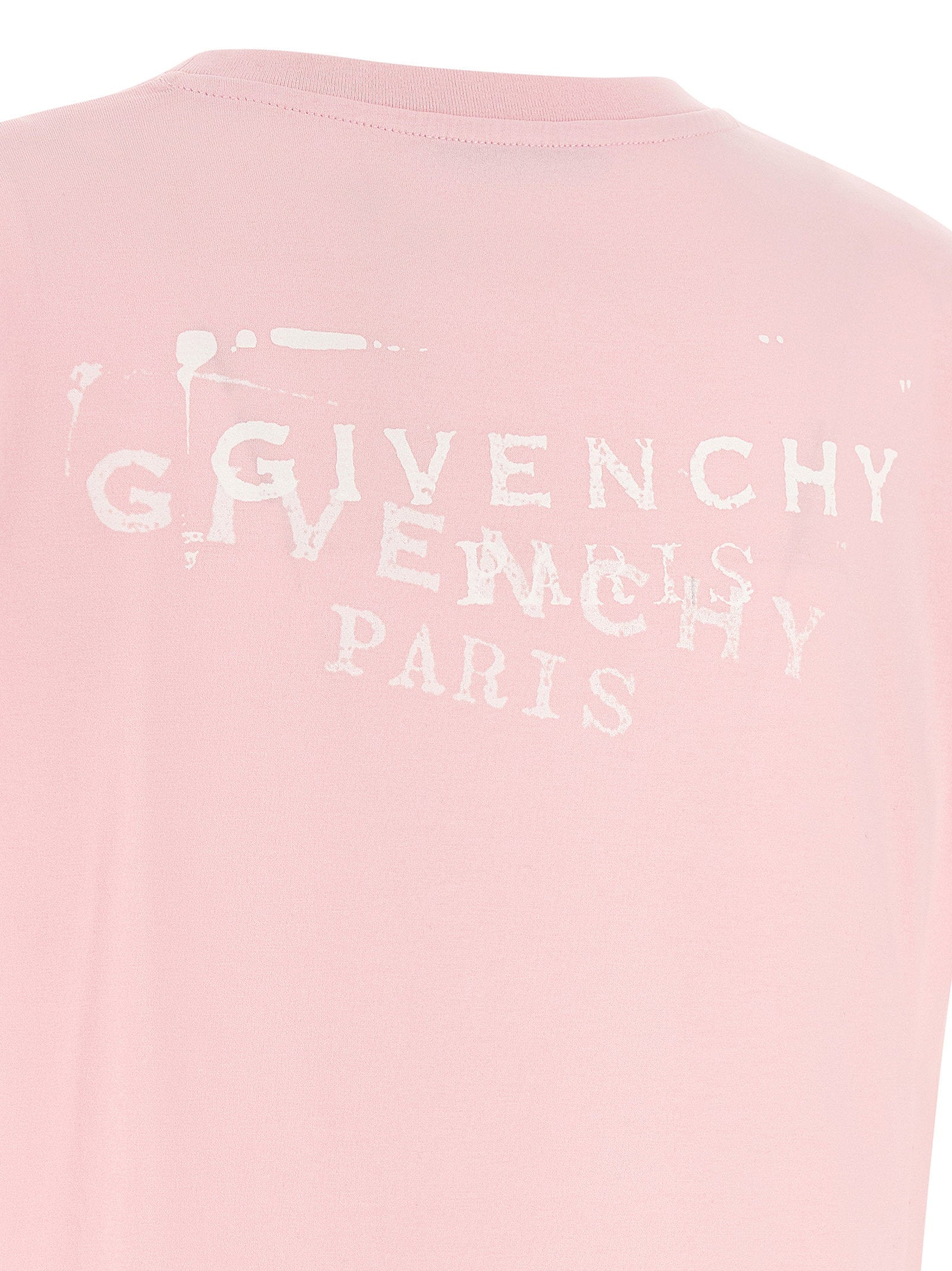 Givenchy T-shirt Logo Stamp Pink