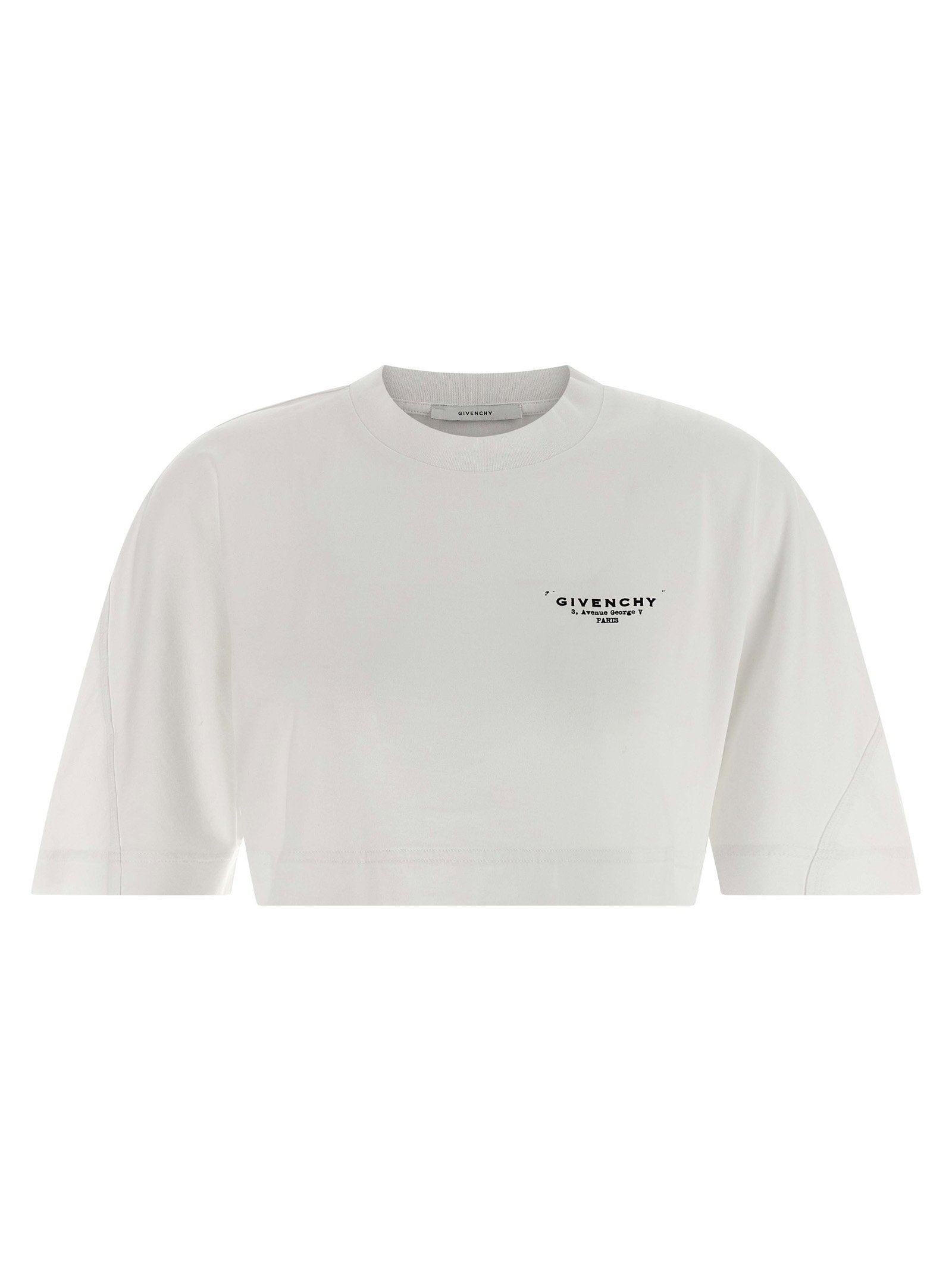 Givenchy Cropped T-shirt White