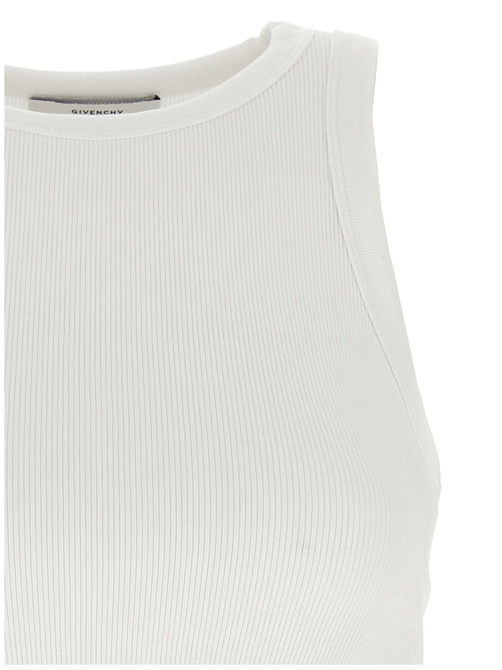Givenchy Crop Tank Top White