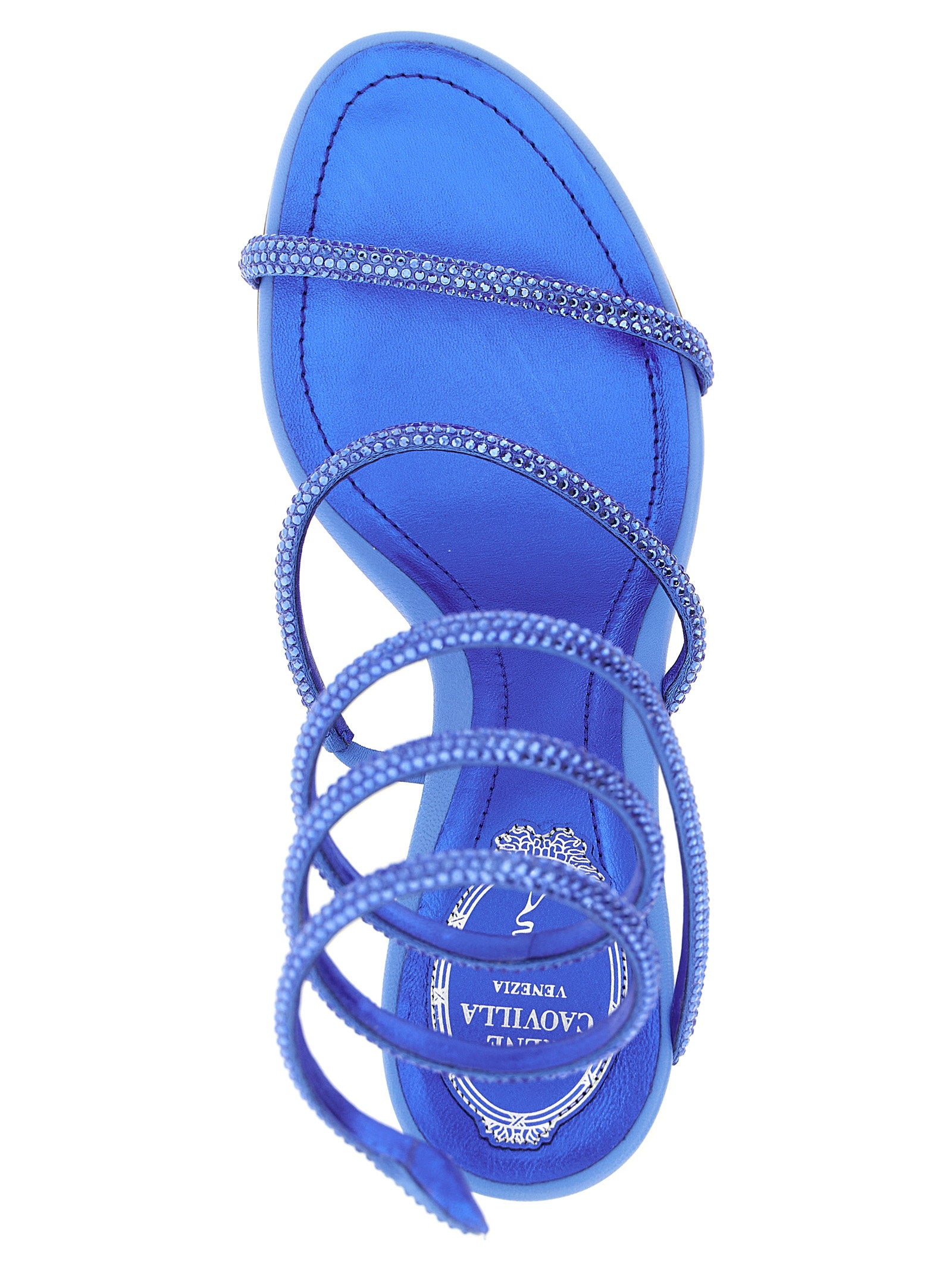 René Caovilla Cleo Sandals Blue