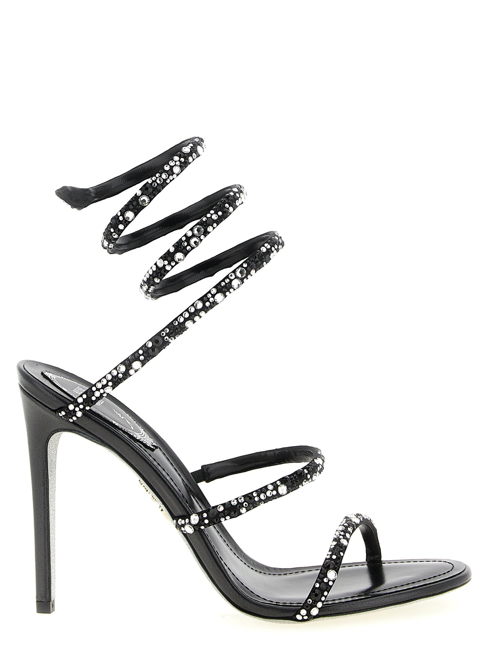 René Caovilla Cleo Sandals White/black