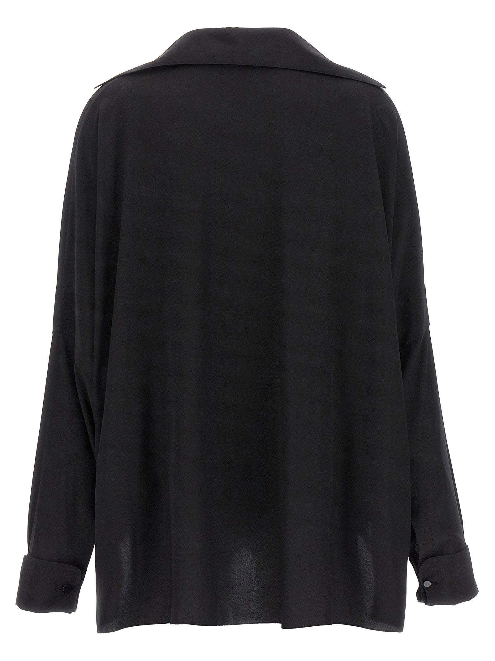 Tom Ford Crepe De Chine Shirt Black