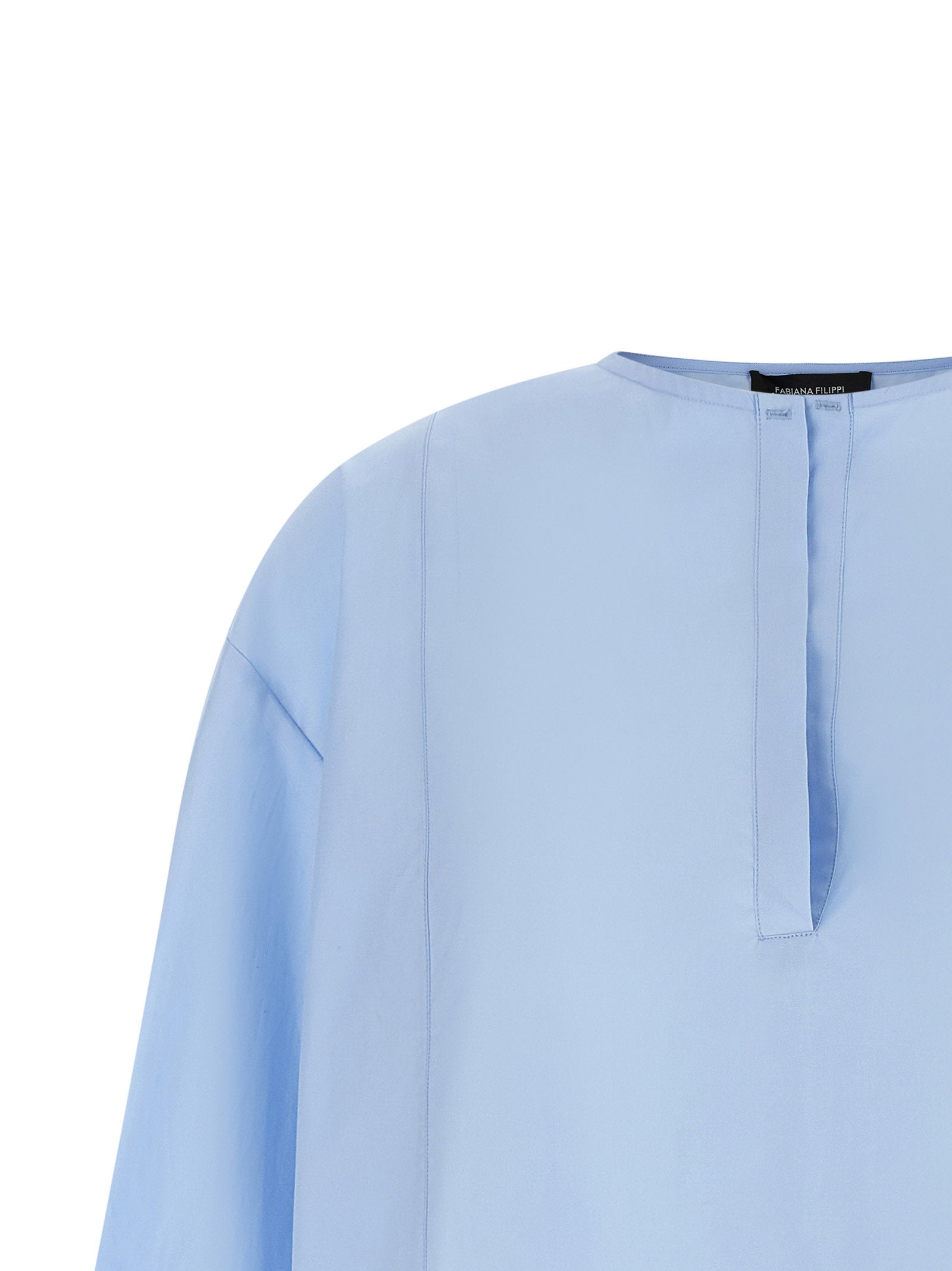Fabiana Filippi Poplin Shirt Light blue
