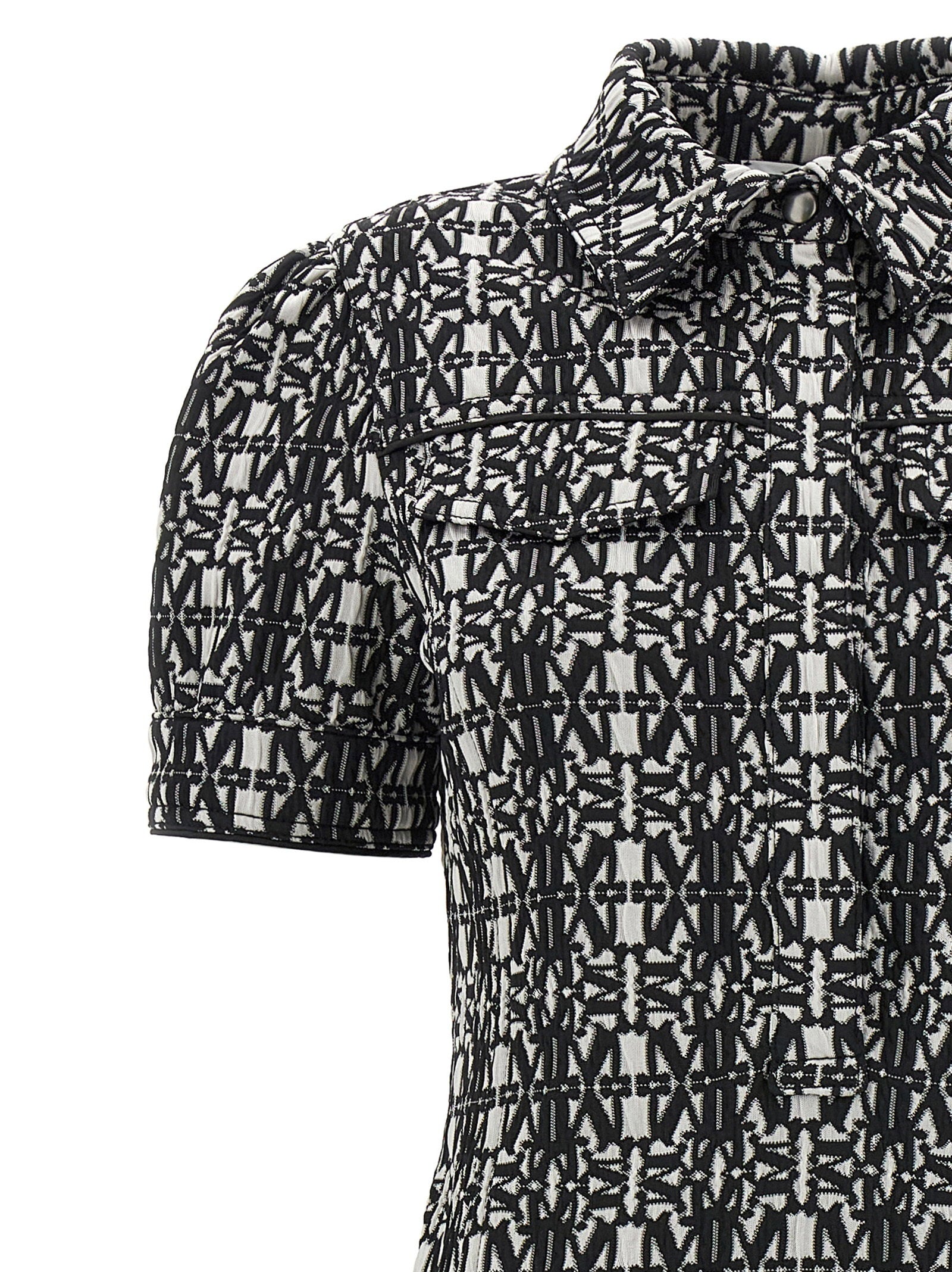 Max Mara Cesy Dress White/black