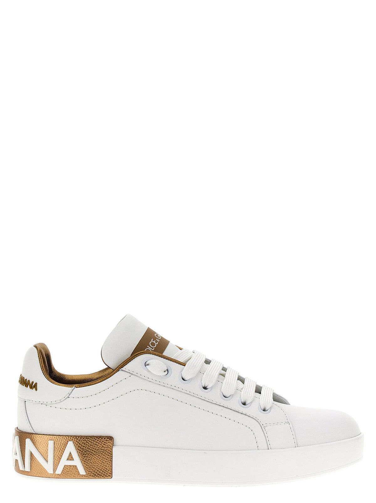 Dolce & Gabbana Portofino Sneakers Gold