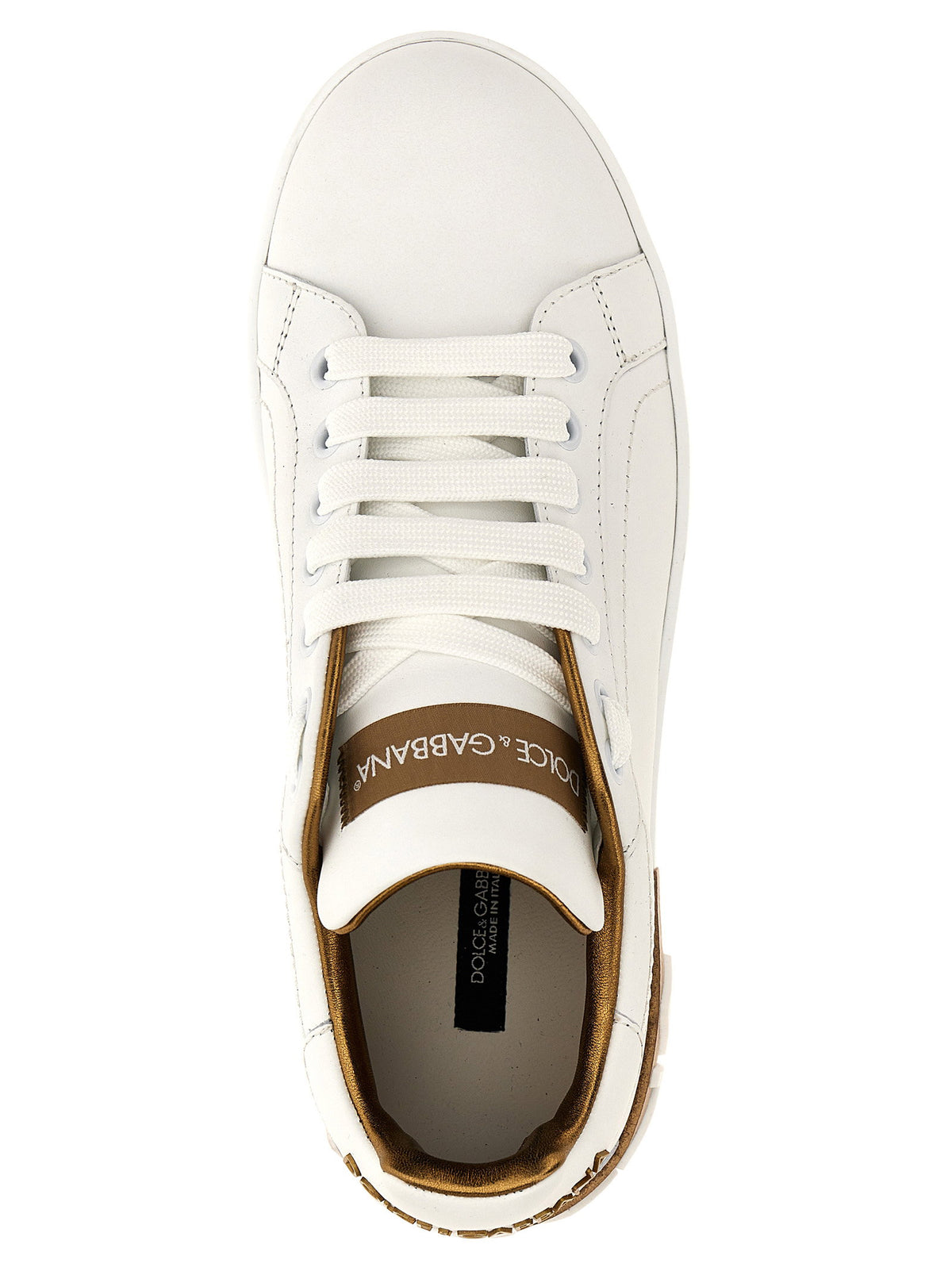 Dolce & Gabbana Portofino Sneakers Gold