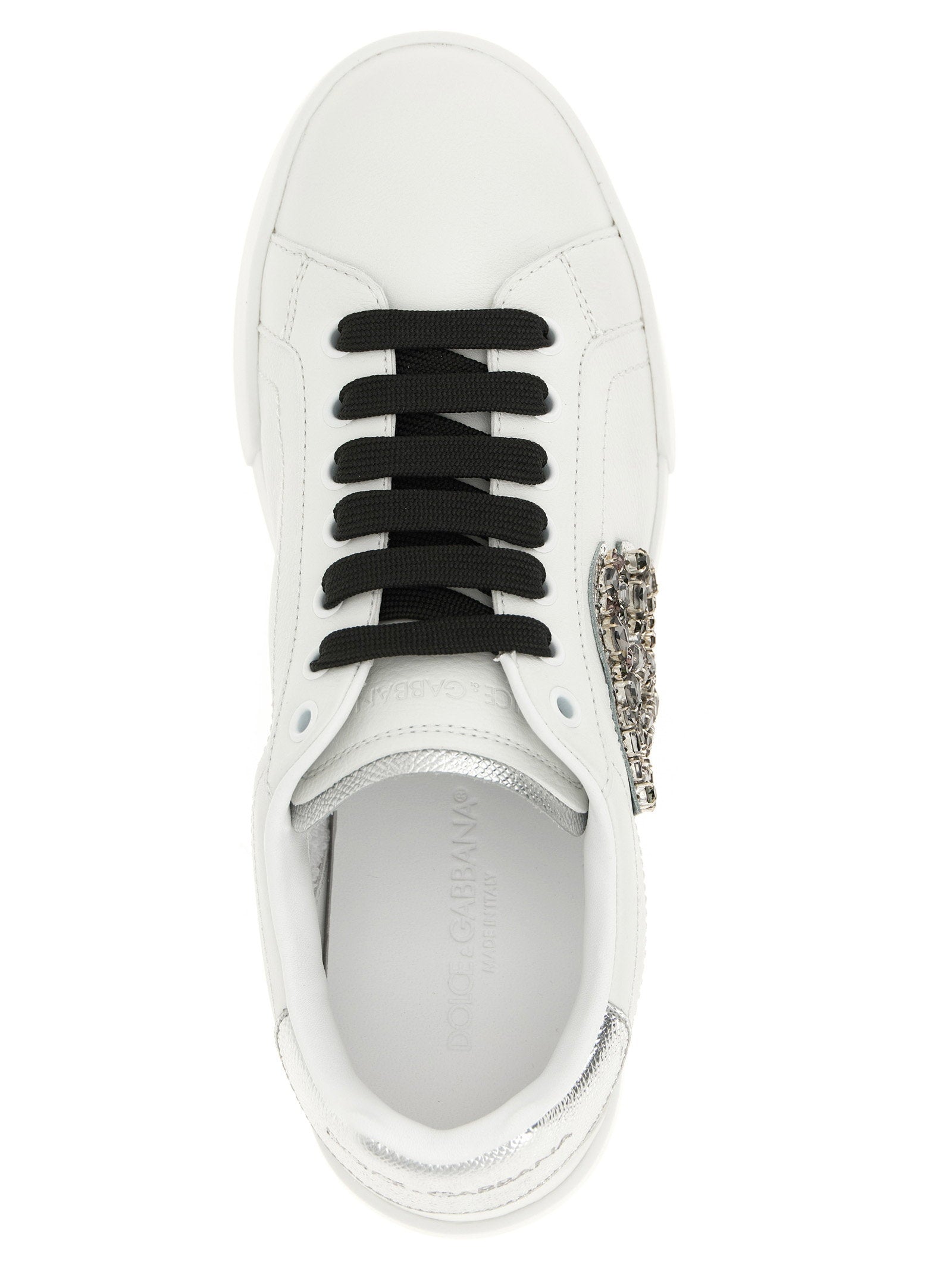 Dolce & Gabbana Portofino Sneakers Silver