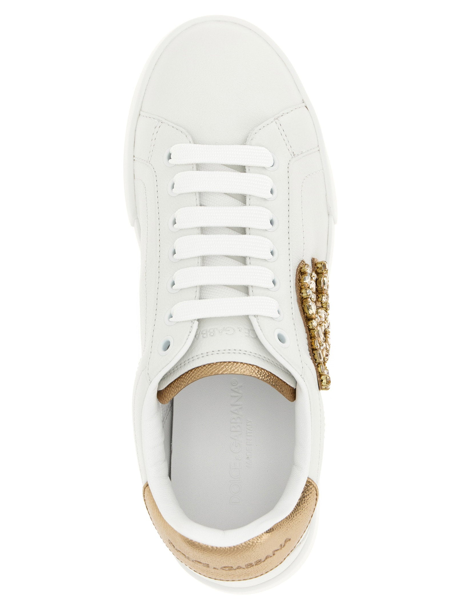 Dolce & Gabbana Portofino Sneakers Gold