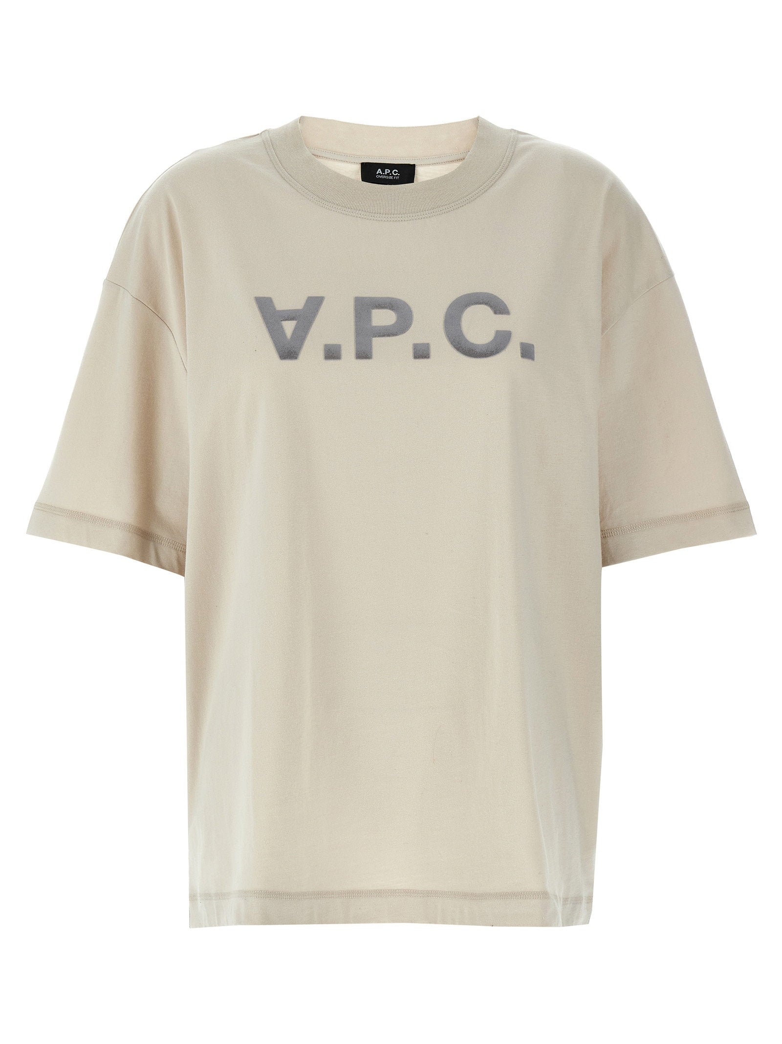 A.p.c. Oversize Grand Vpc T-shirt Beige