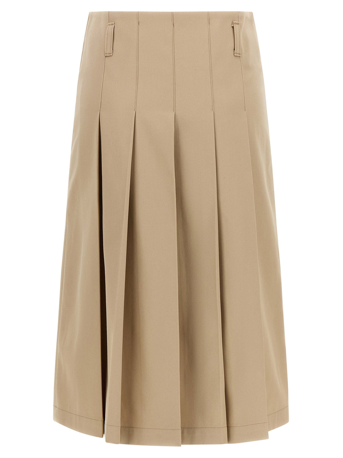 A.p.c. Pleated Skirt Beige