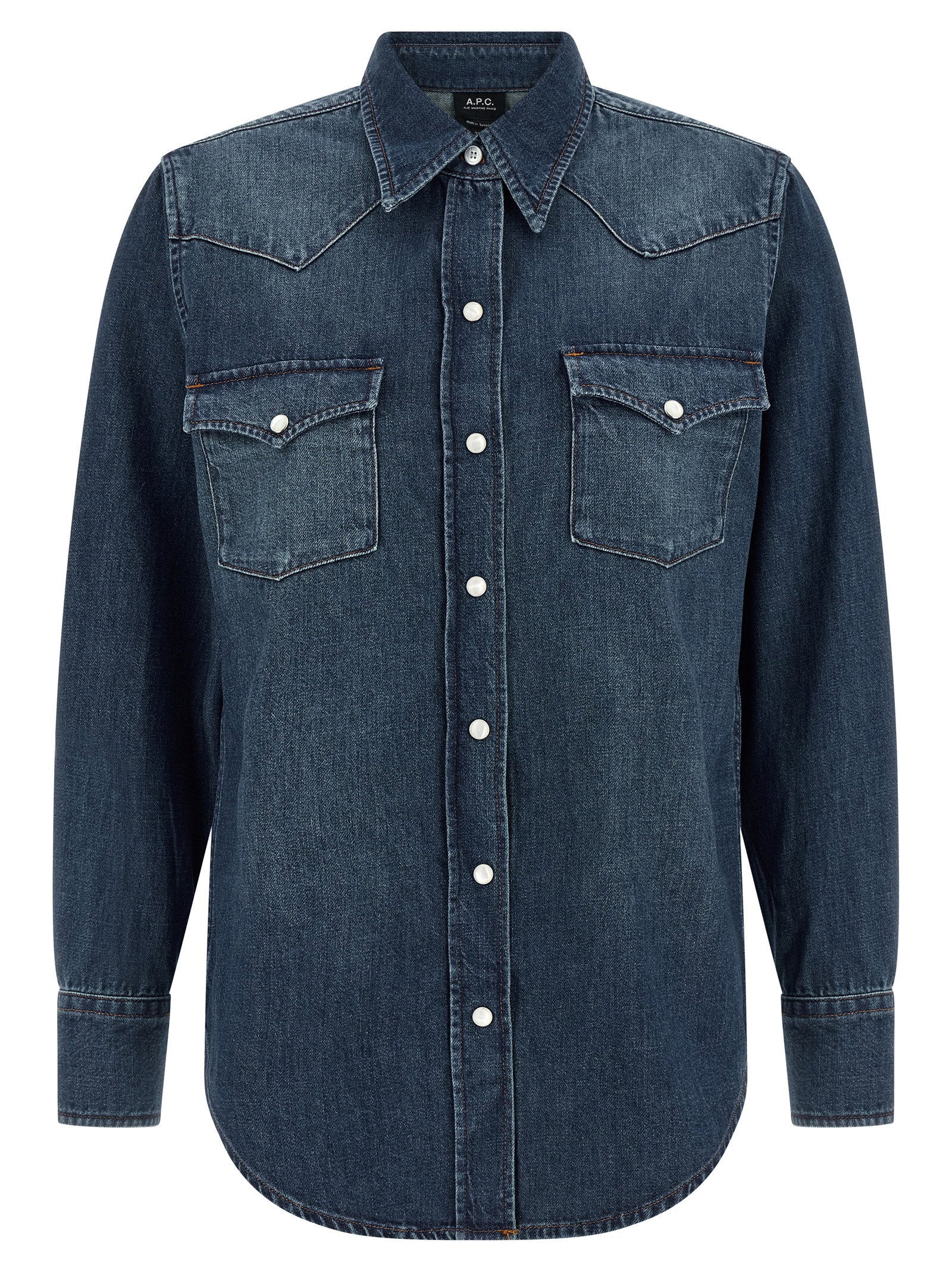 A.p.c. Western Shirt Blue