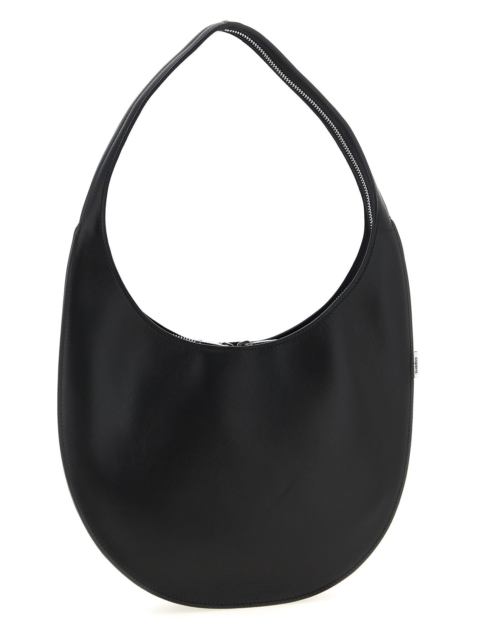 Coperni Soft Swipe Medium Shoulder Bag Black