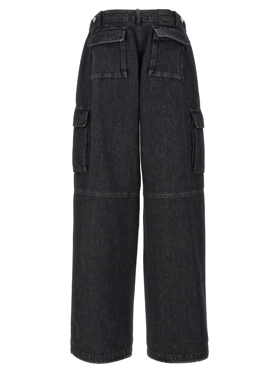 Coperni Denim Wide Leg Cargo Jeans Black