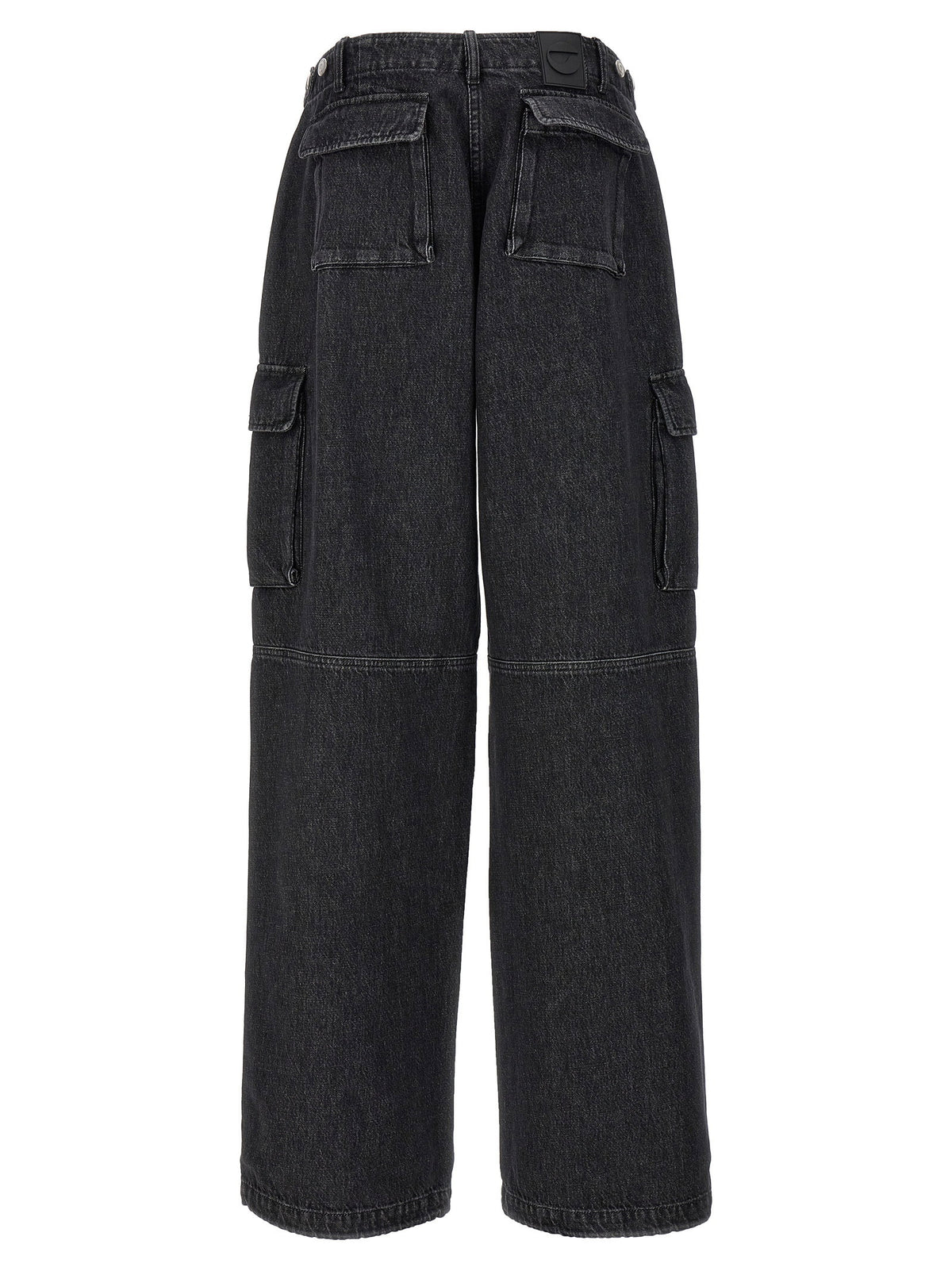 Coperni Denim Wide Leg Cargo Jeans Black