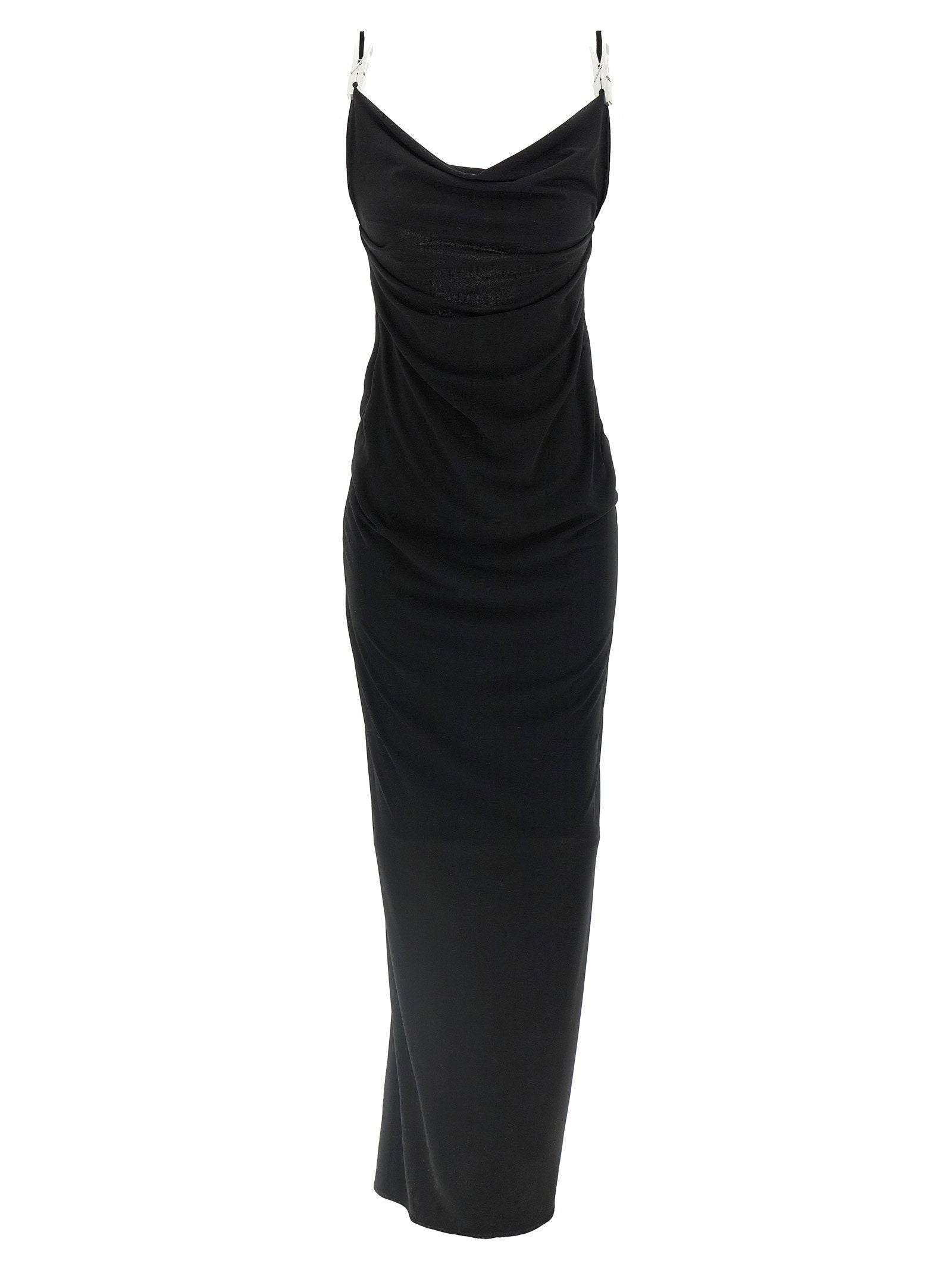 Coperni Washing Clip Gala Dress Black