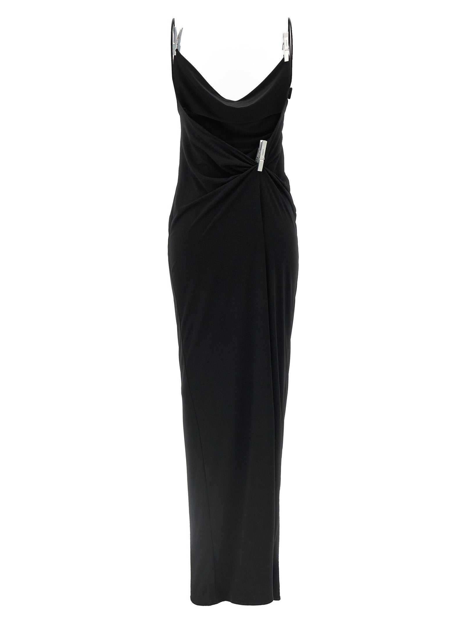 Coperni Washing Clip Gala Dress Black