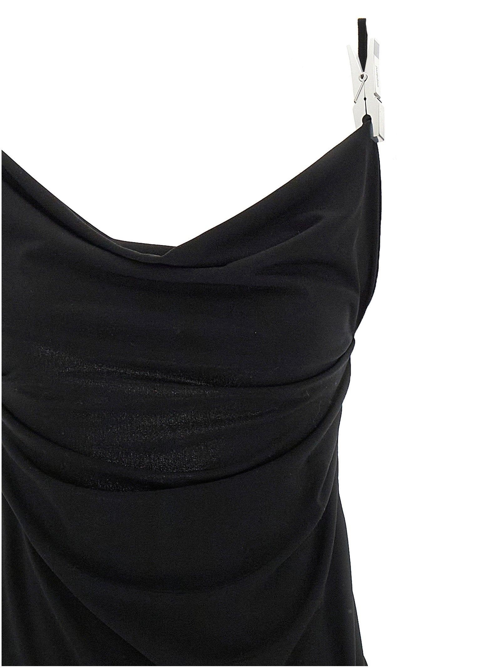 Coperni Washing Clip Gala Dress Black