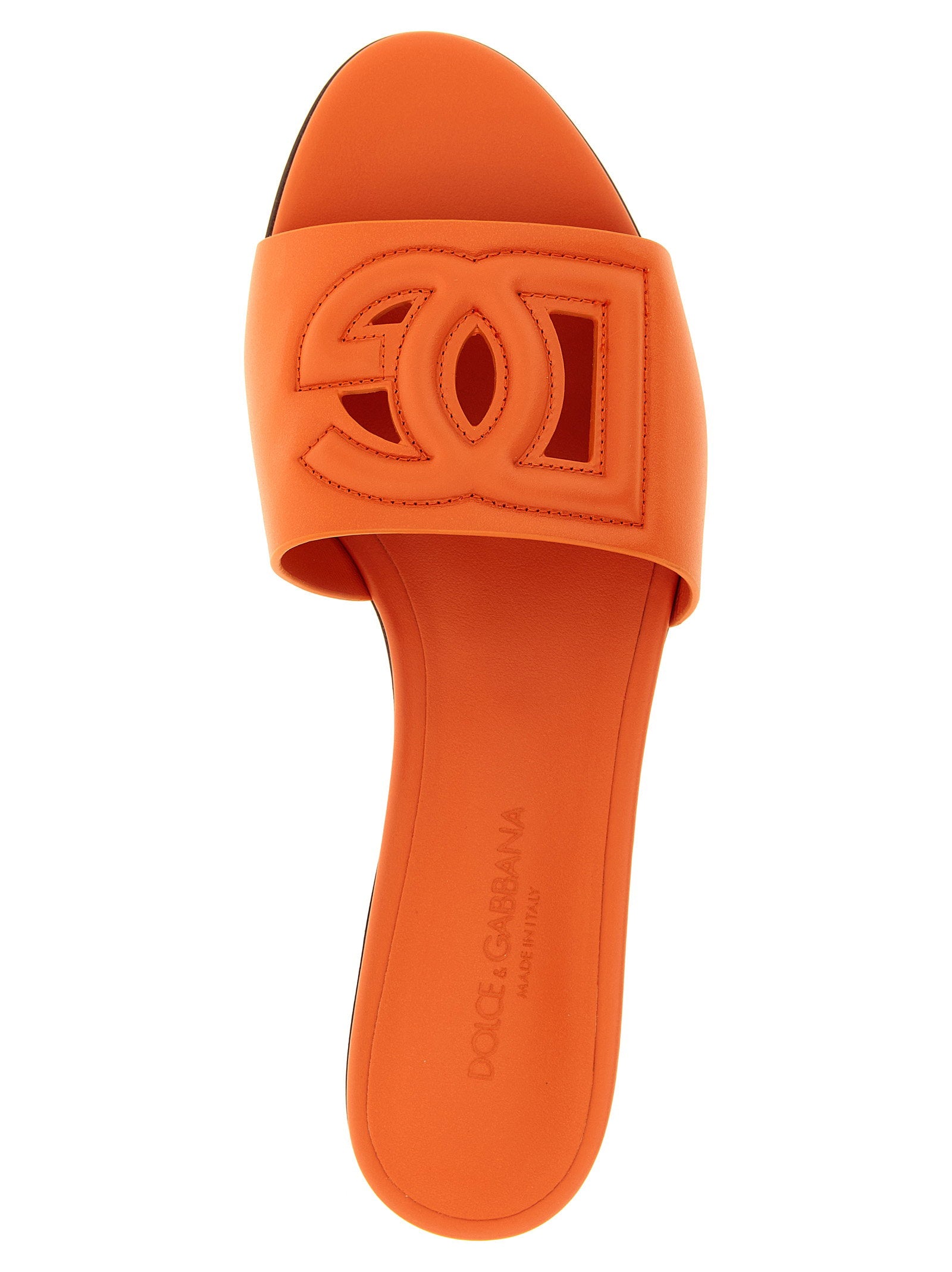 Dolce & Gabbana Bianca Slide Orange