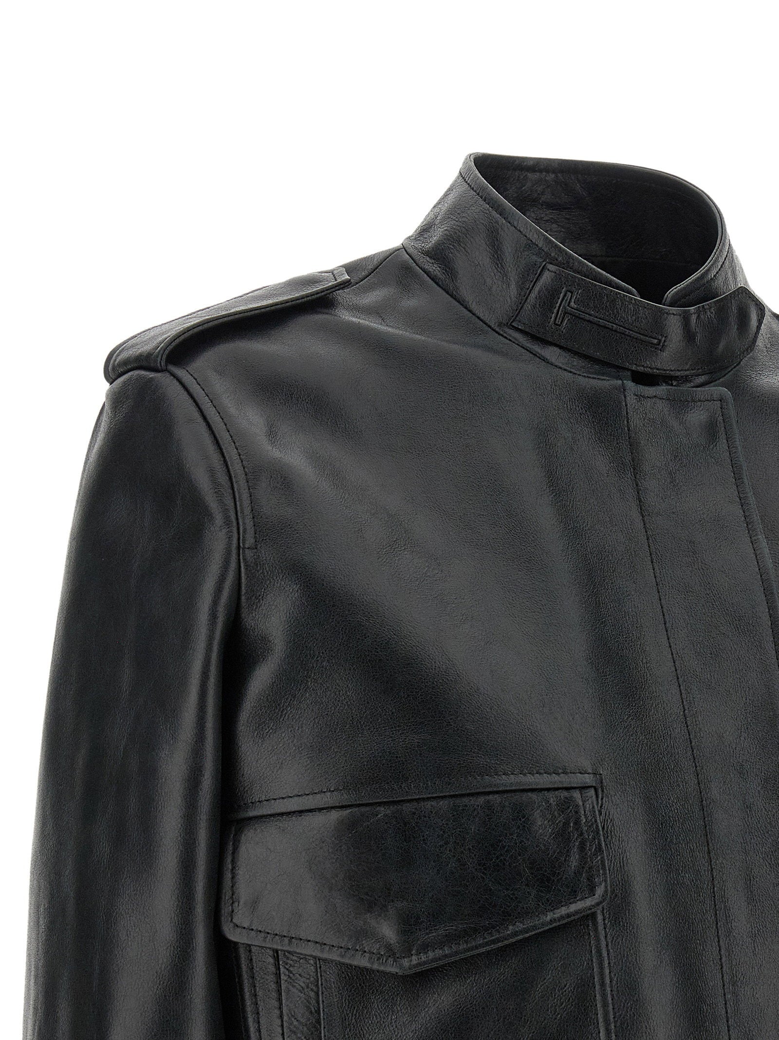 Tom Ford Aviator Jacket Black