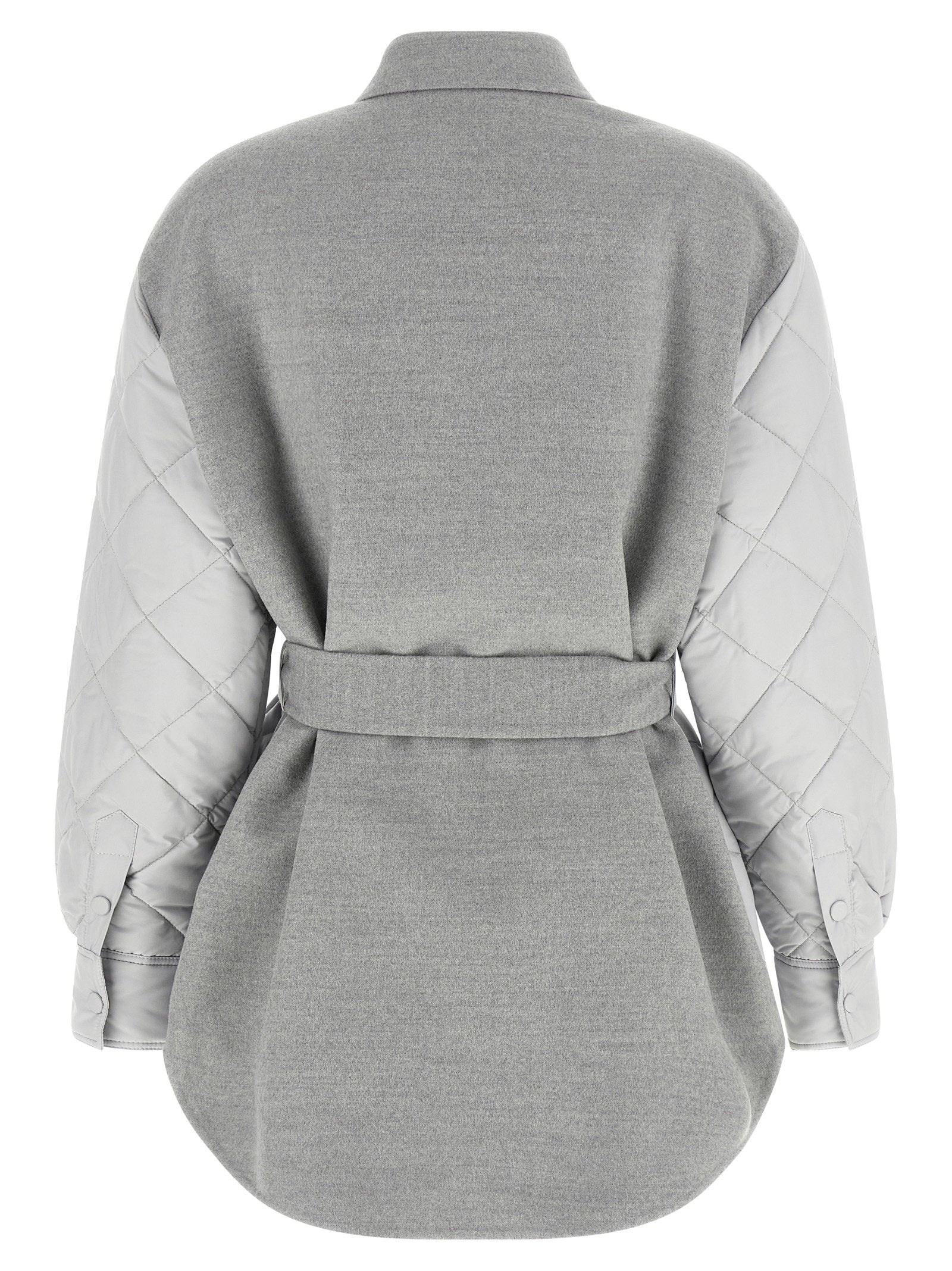 Fabiana Filippi Hybrid Overshirt Gray