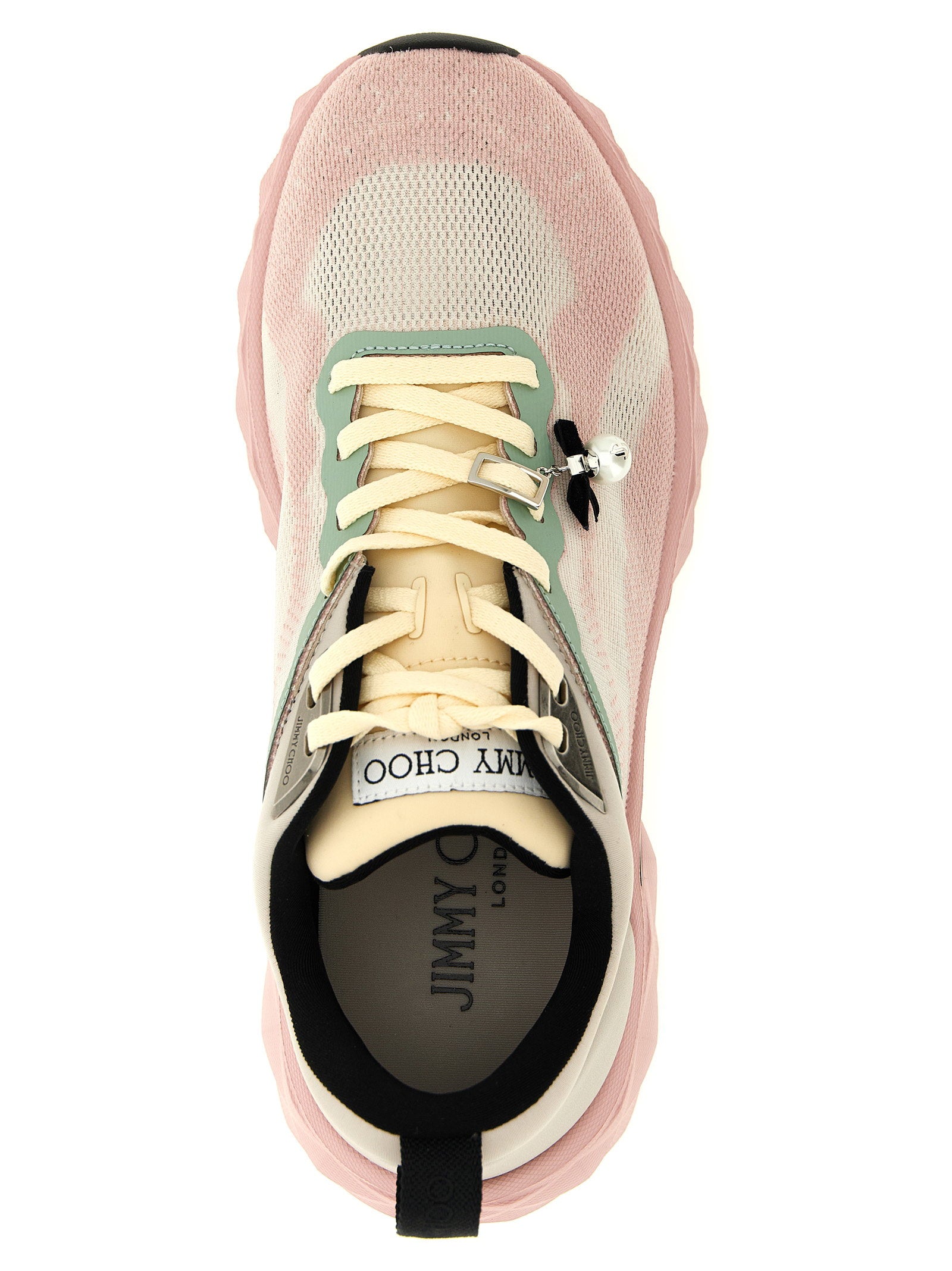 Jimmy Choo Diamond Run Sneakers Pink