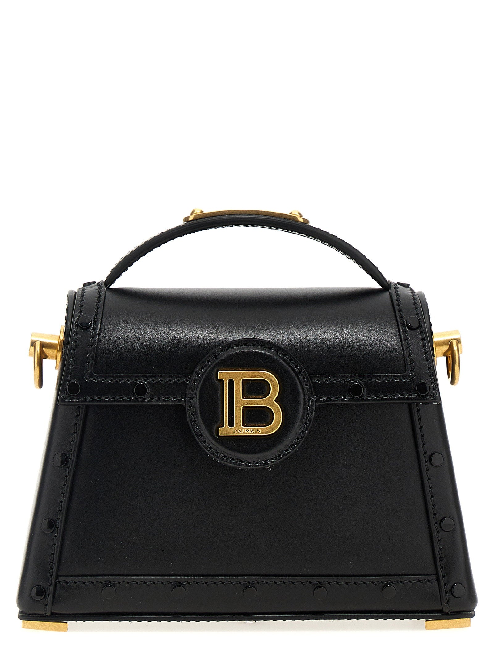 Balmain B-buzz Dynasty Small Handbag Black