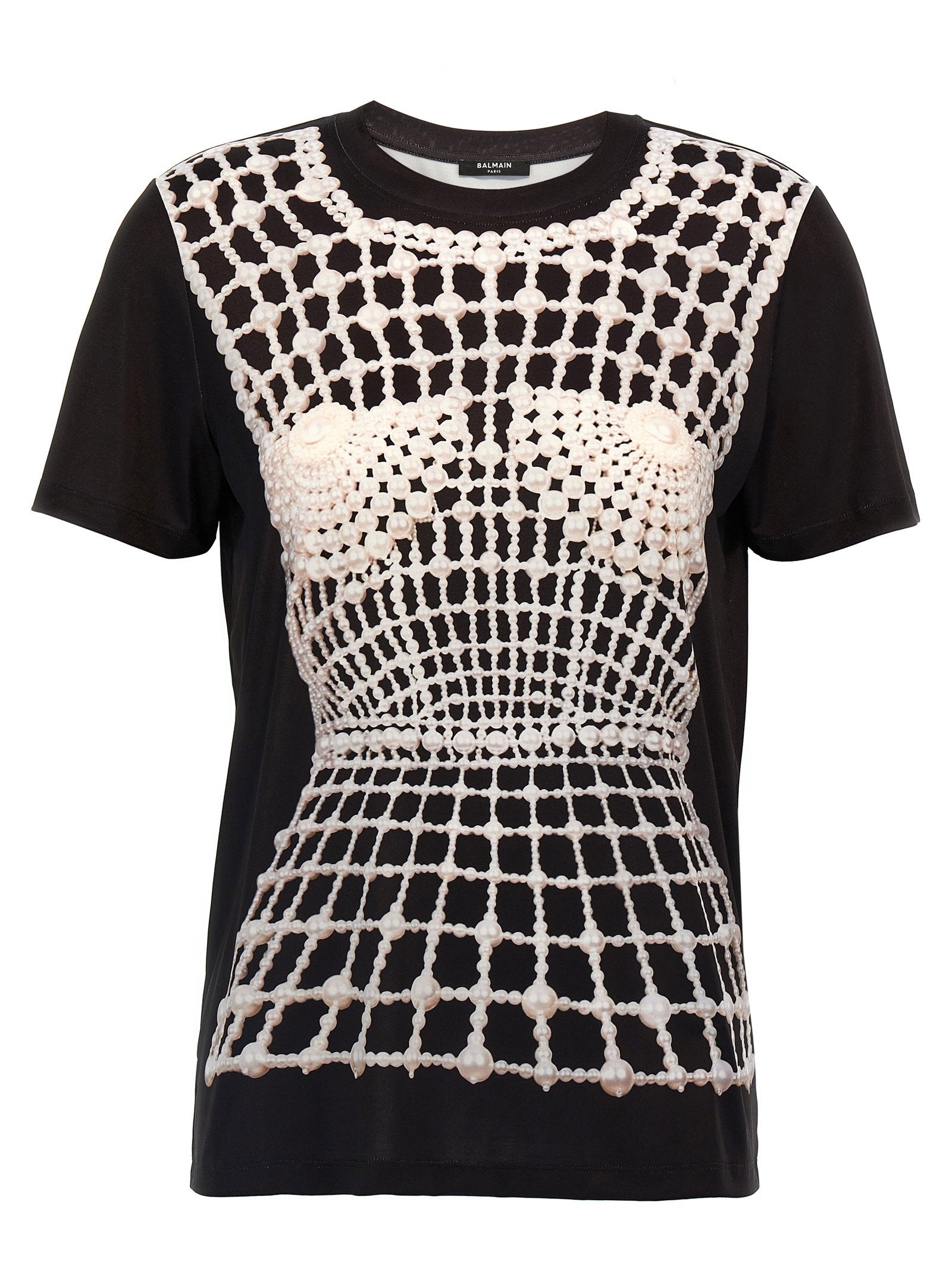 Balmain Trompe Loeil T-shirt Black