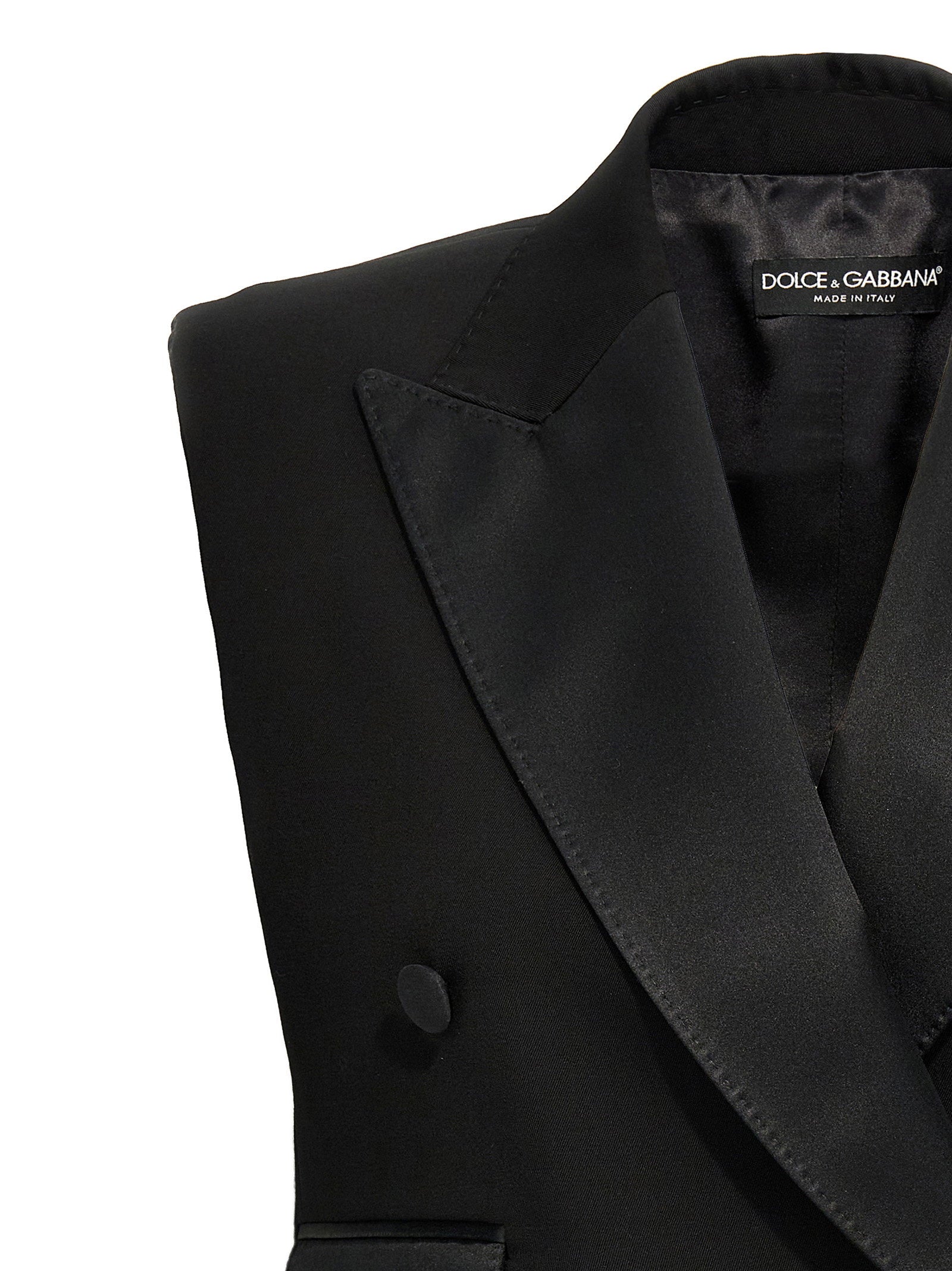 Dolce & Gabbana Tuxedo Gilet Black