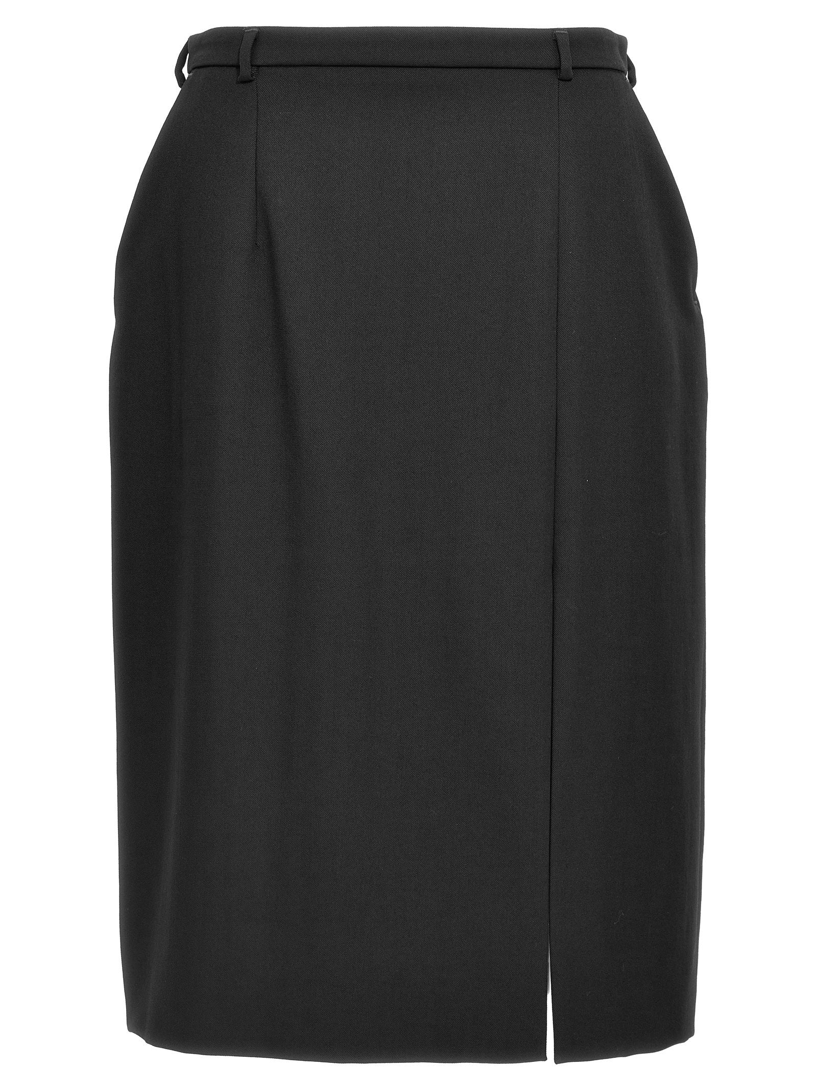 Dolce & Gabbana Slit Skirt Black