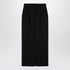 Dolce & Gabbana Black Gabardine Wool Pencil Skirt Black