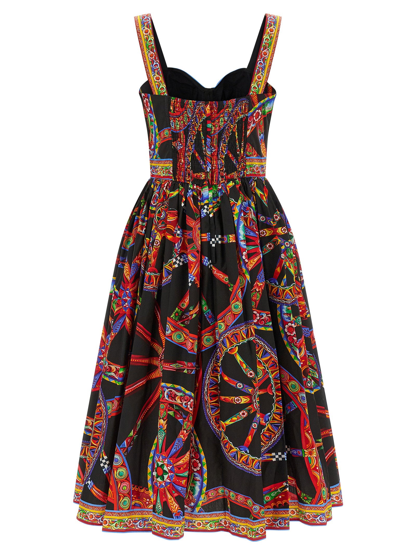 Dolce & Gabbana Carretto Dress Multicolor