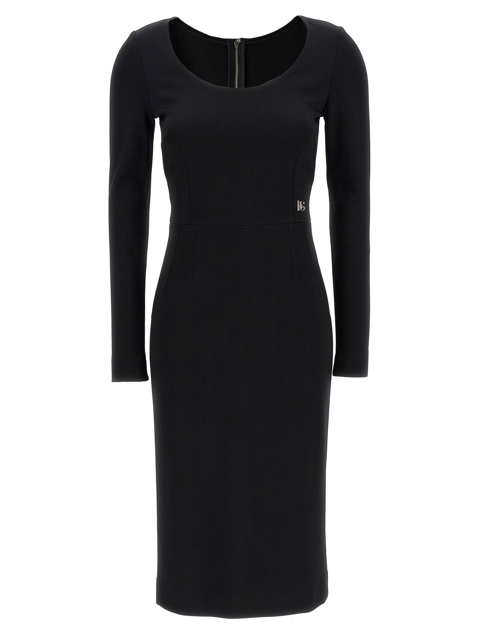 Dolce & Gabbana Logo Dress Black