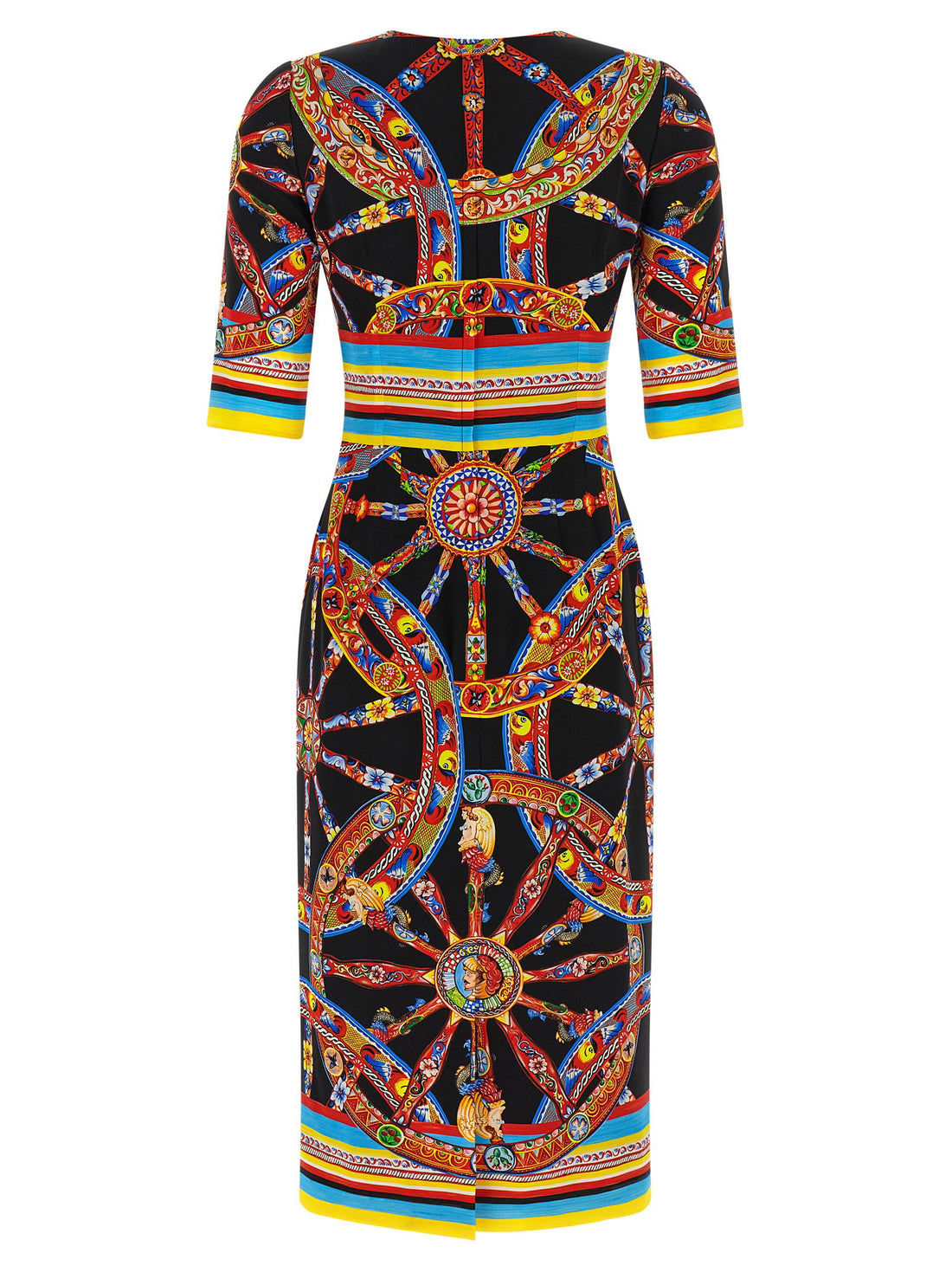 Dolce & Gabbana Carretto Dress Multicolor