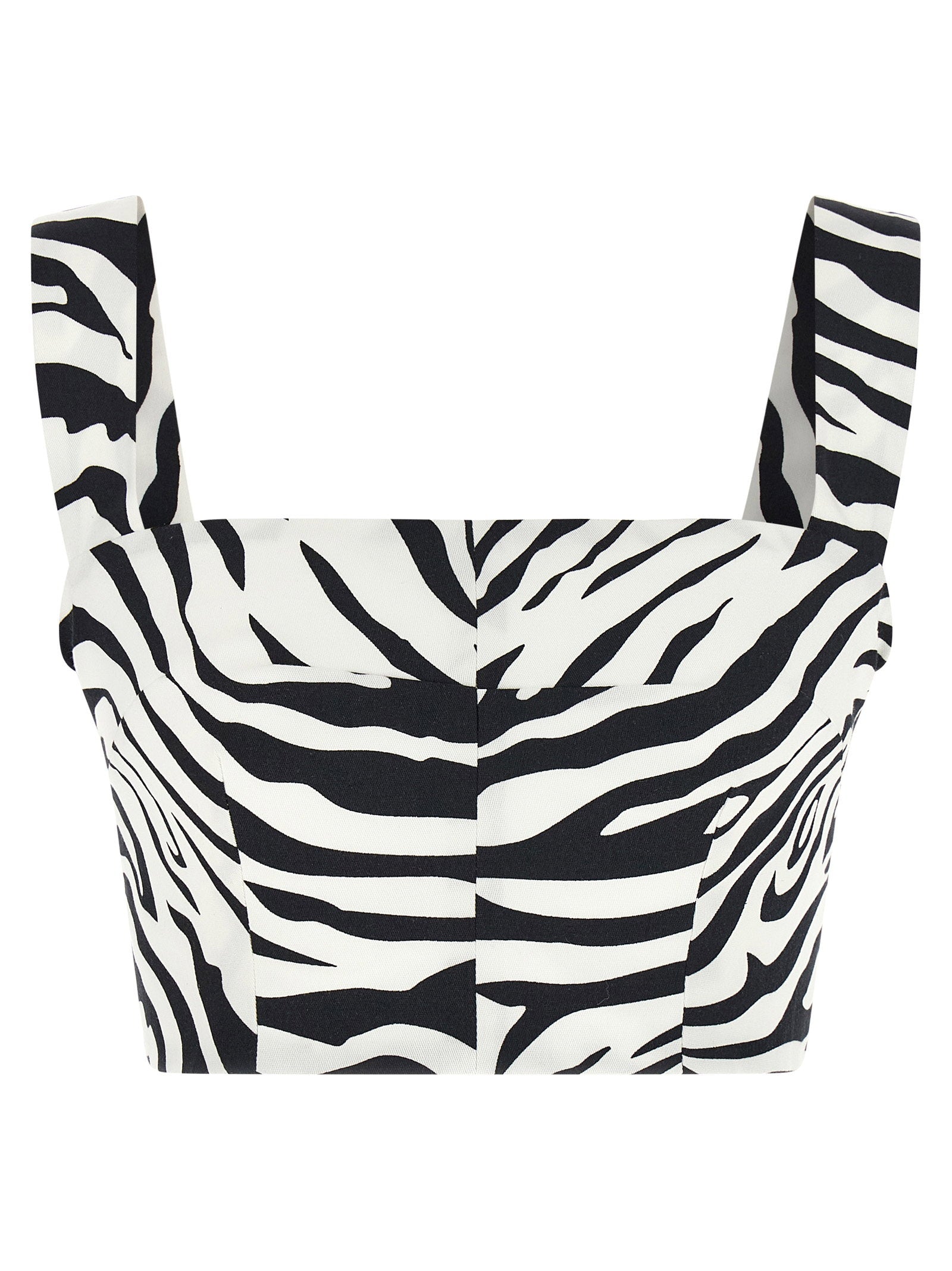 Dolce & Gabbana Zebra Top White/black
