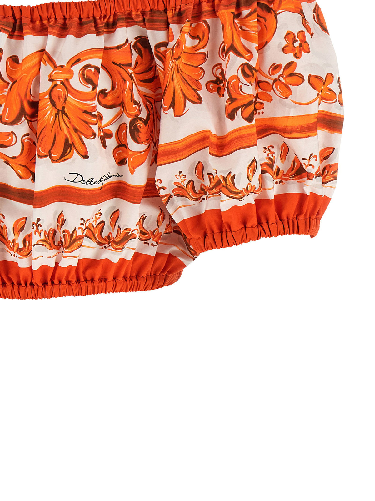Dolce & Gabbana Maiolica Top Orange