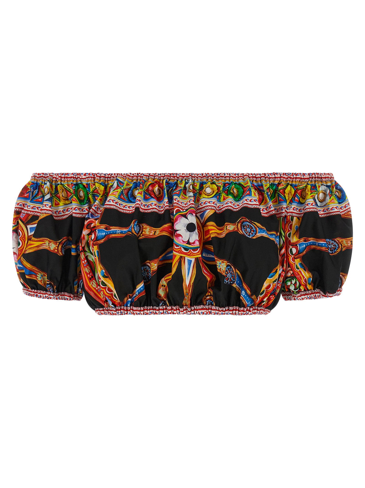 Dolce & Gabbana Carretto Top Multicolor