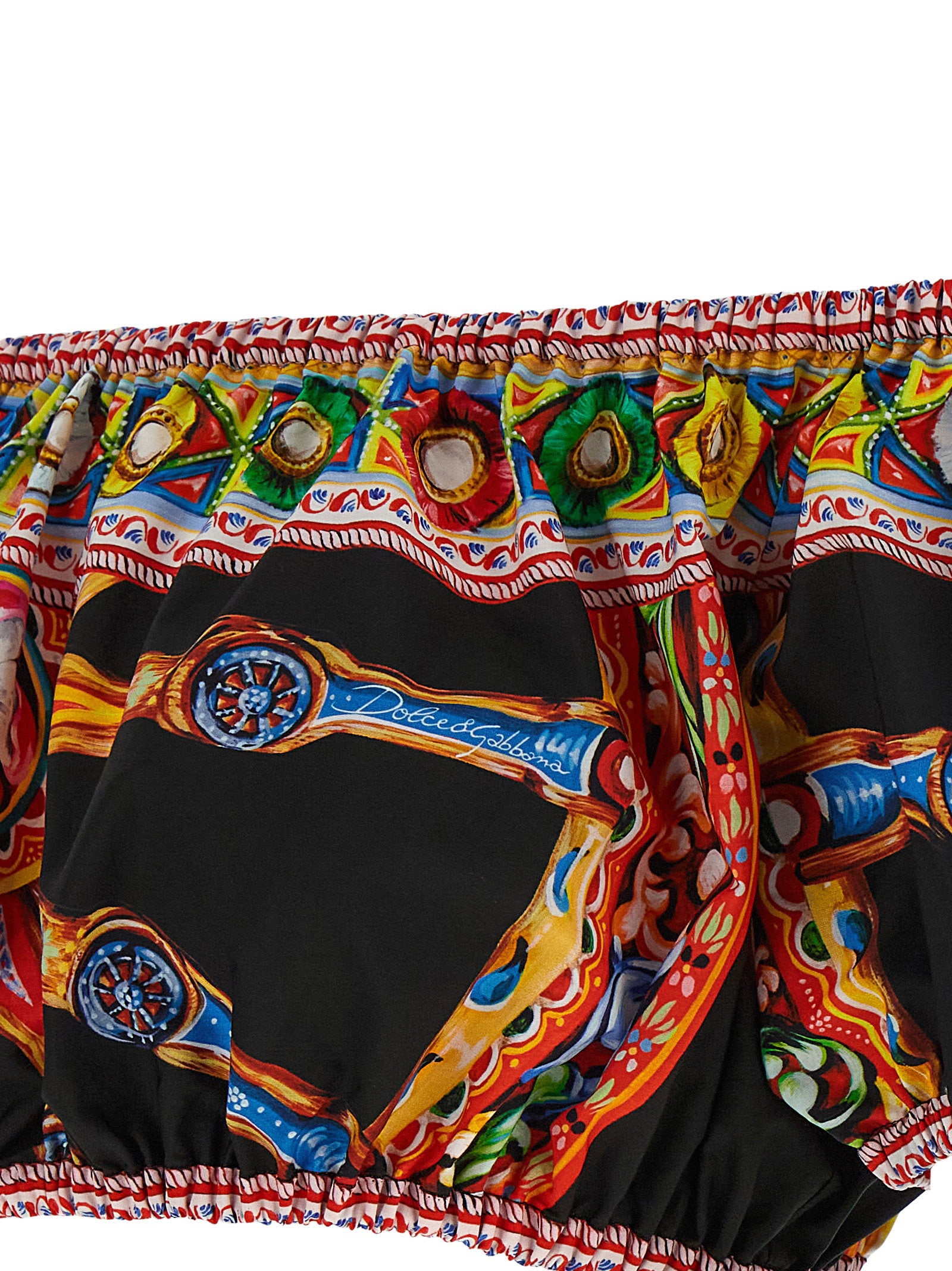 Dolce & Gabbana Carretto Top Multicolor