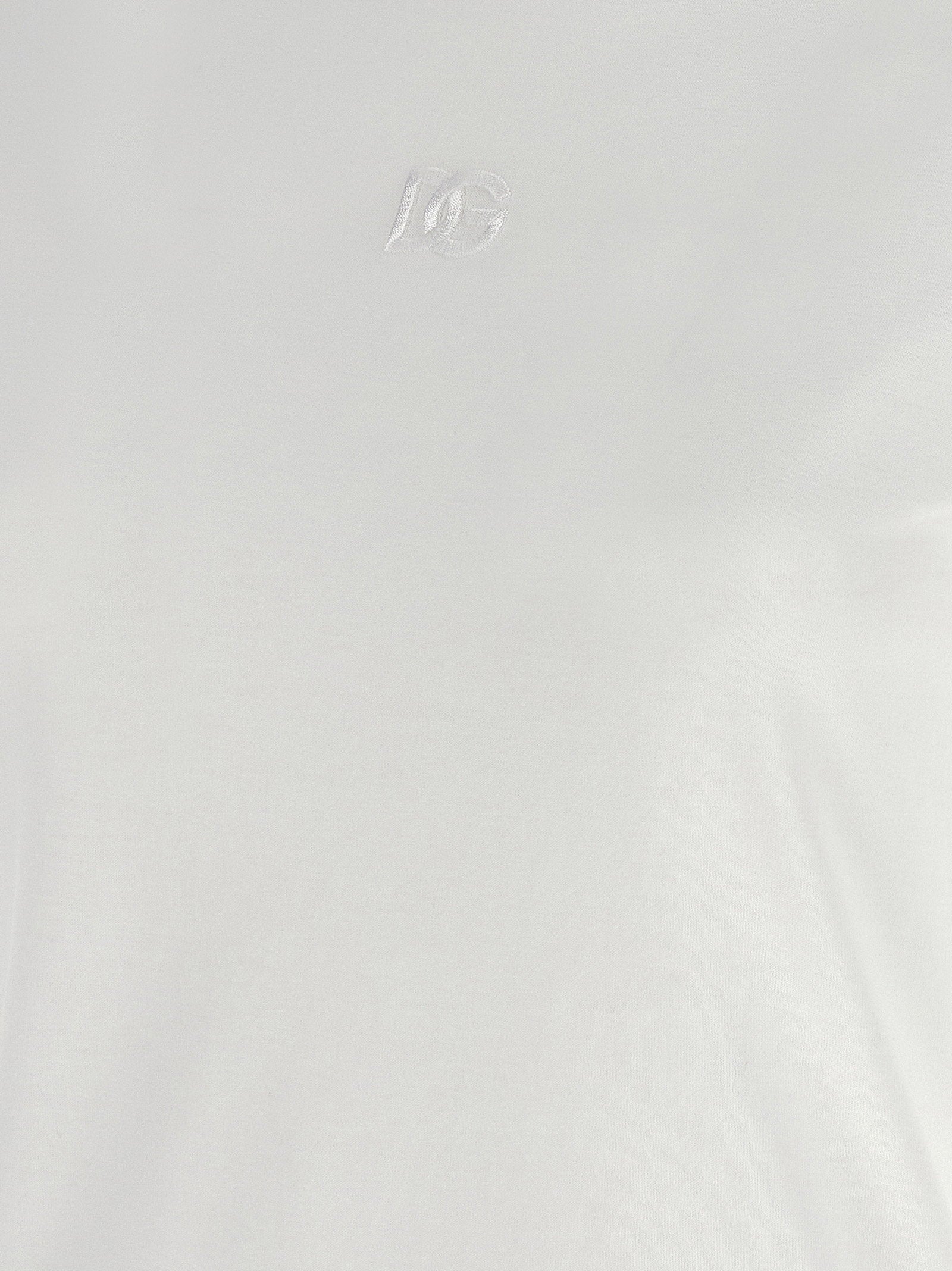 Dolce & Gabbana Logo Embroidery T-shirt White