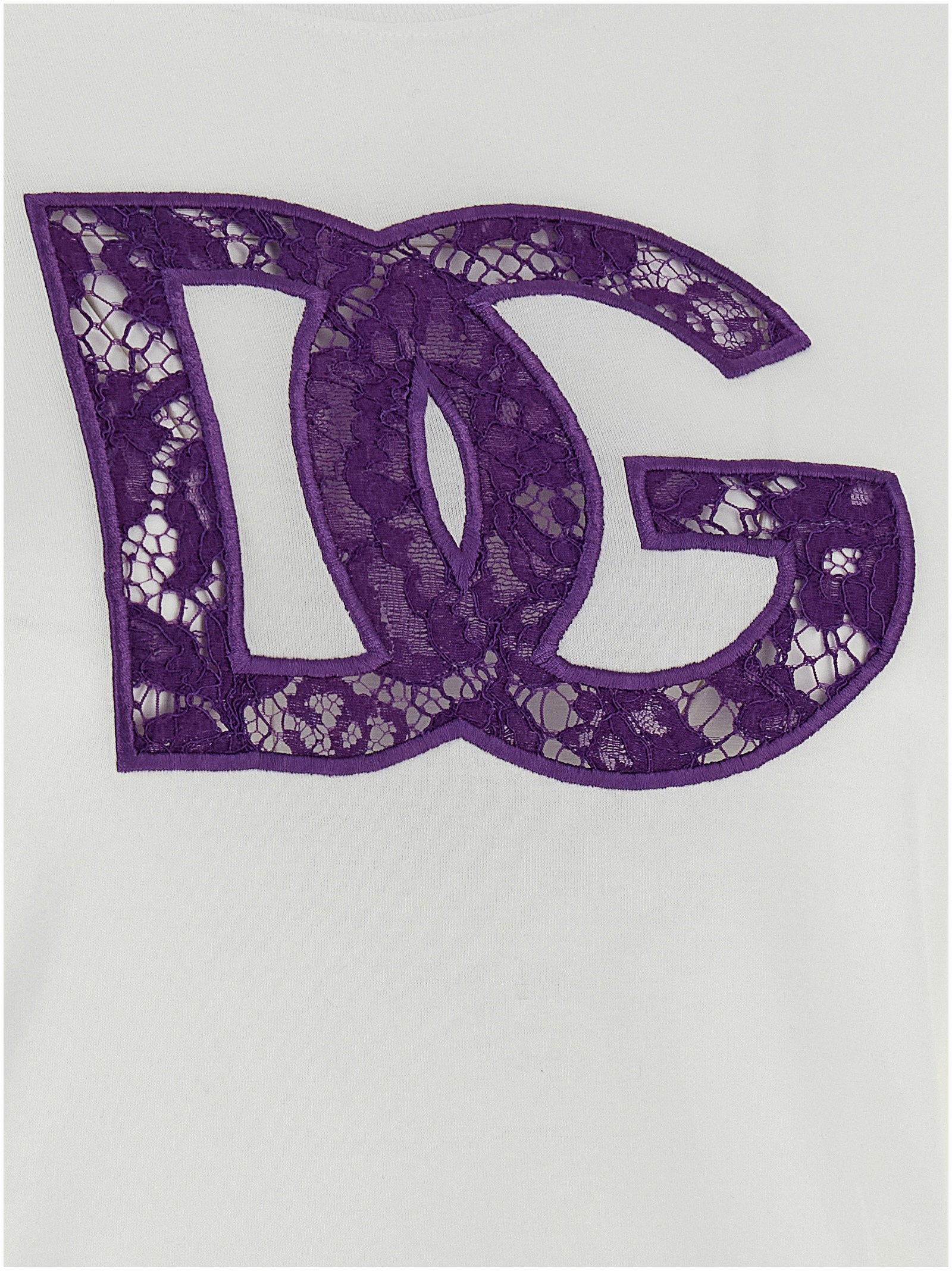 Dolce & Gabbana Lace T-shirt White