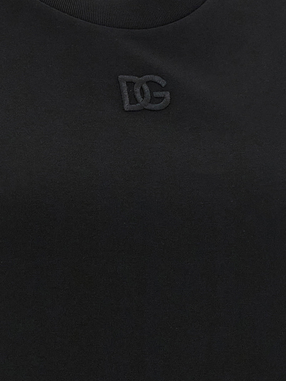 Dolce & Gabbana T-shirt With Scarf Black