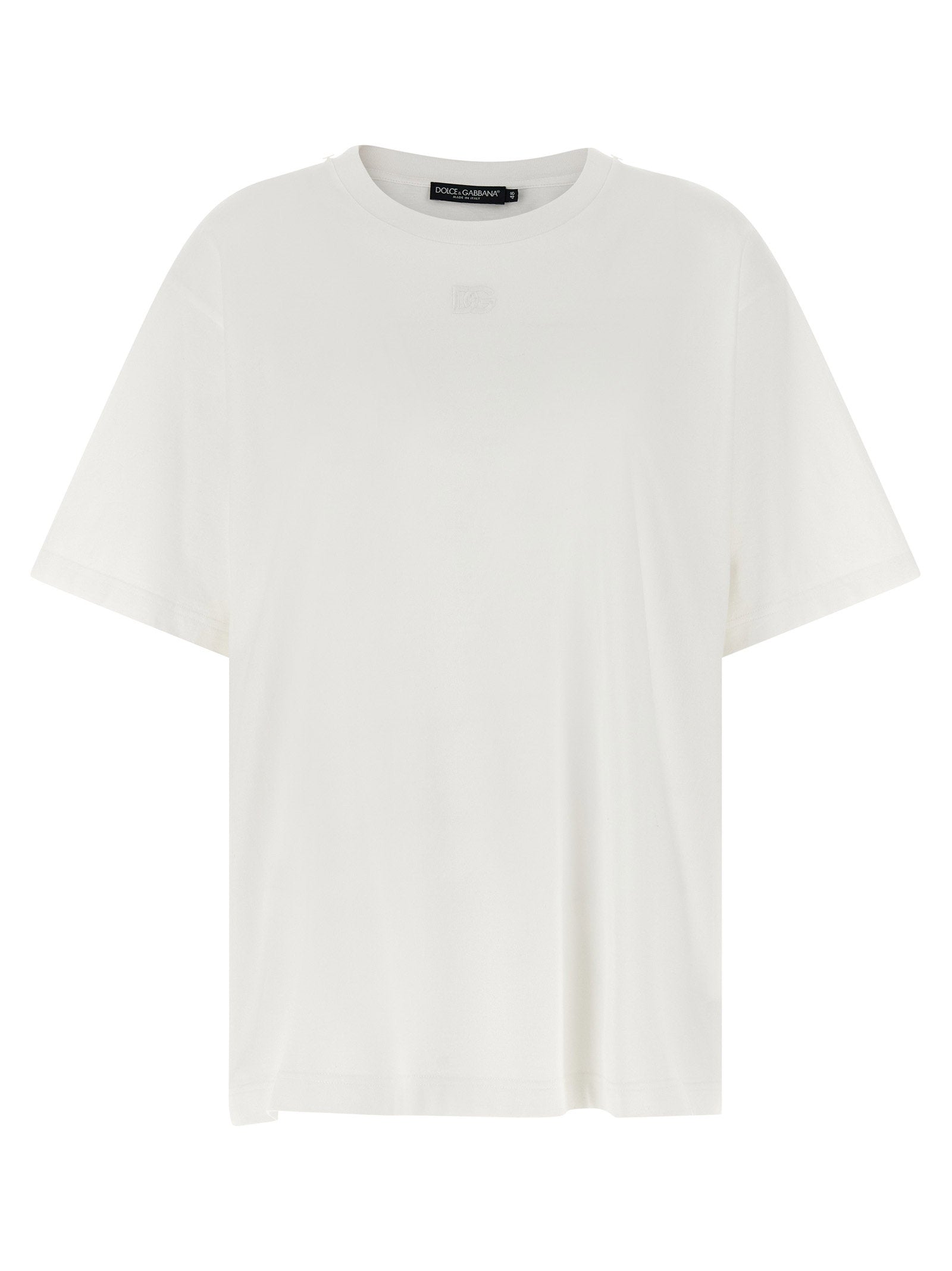 Dolce & Gabbana T-shirt With Scarf White