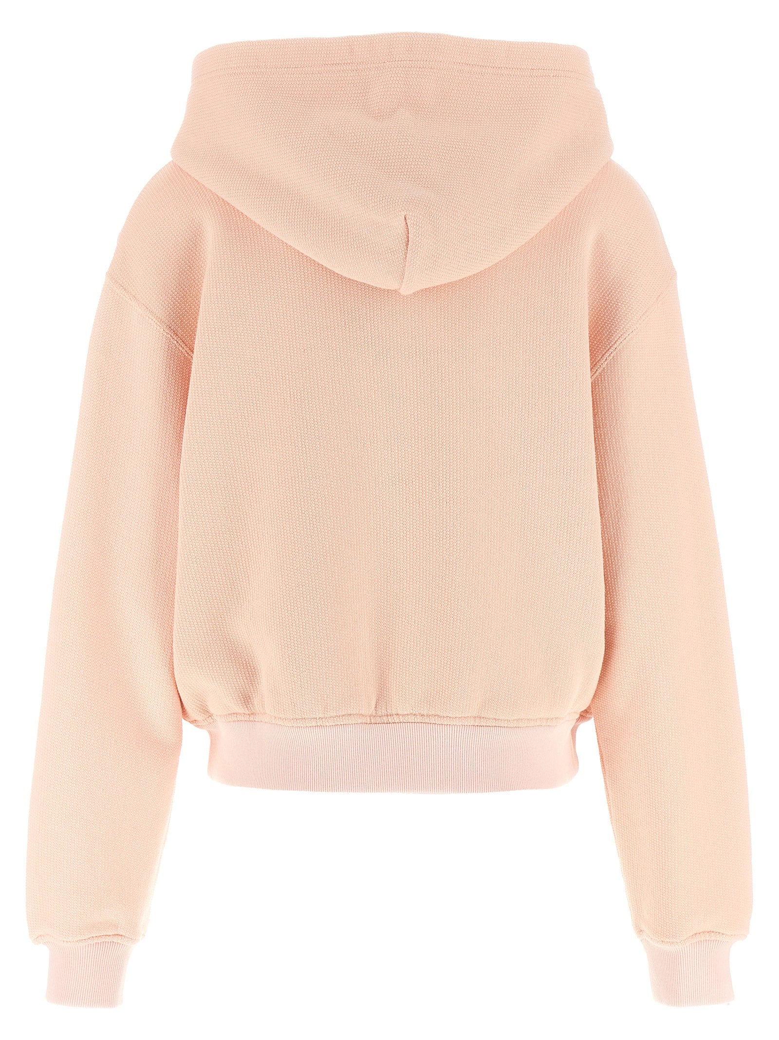 Dolce & Gabbana Logo Embroidery Hoodie Pink
