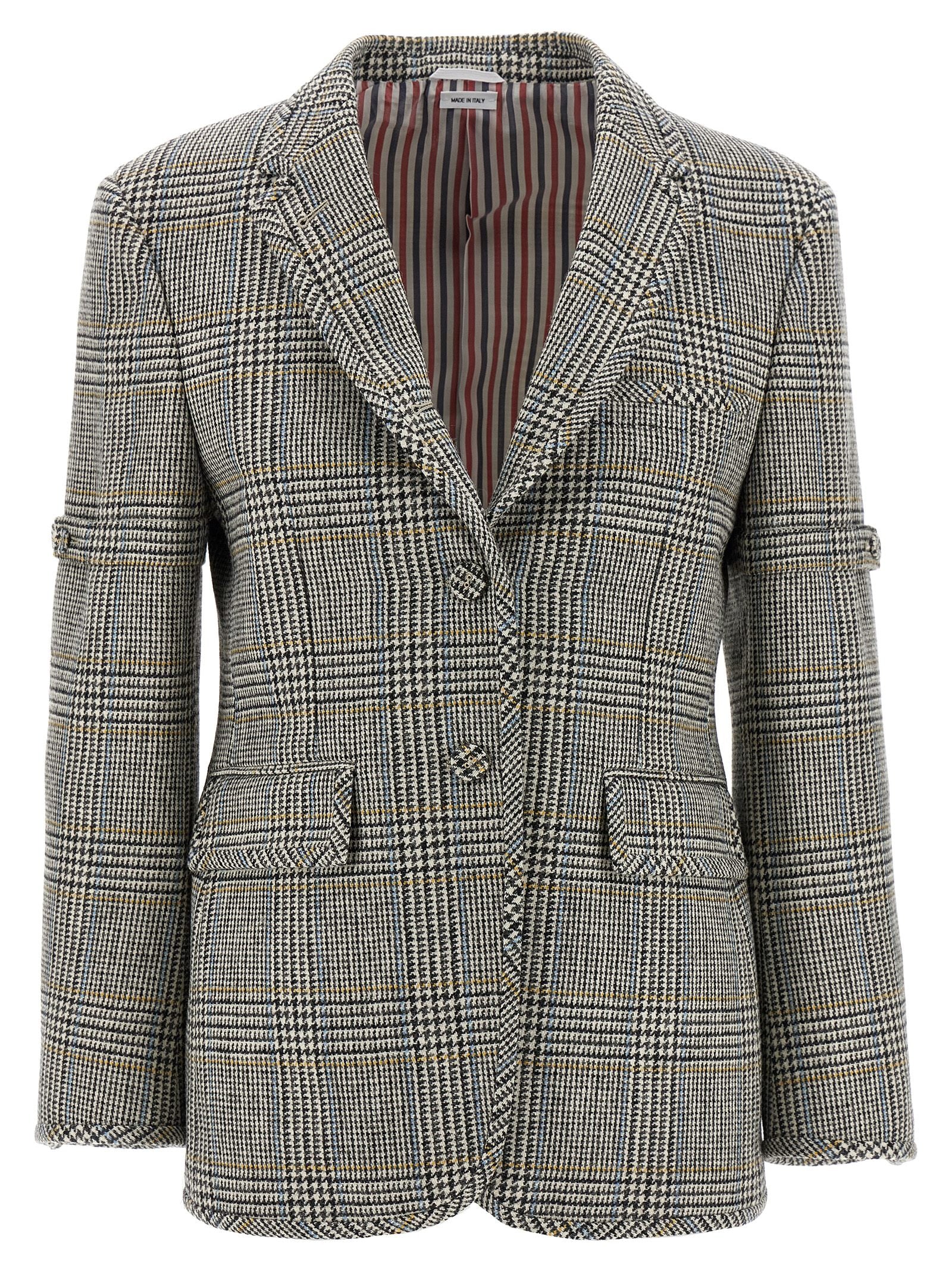 Thom Browne Prince Of Wales Blazer Multicolor