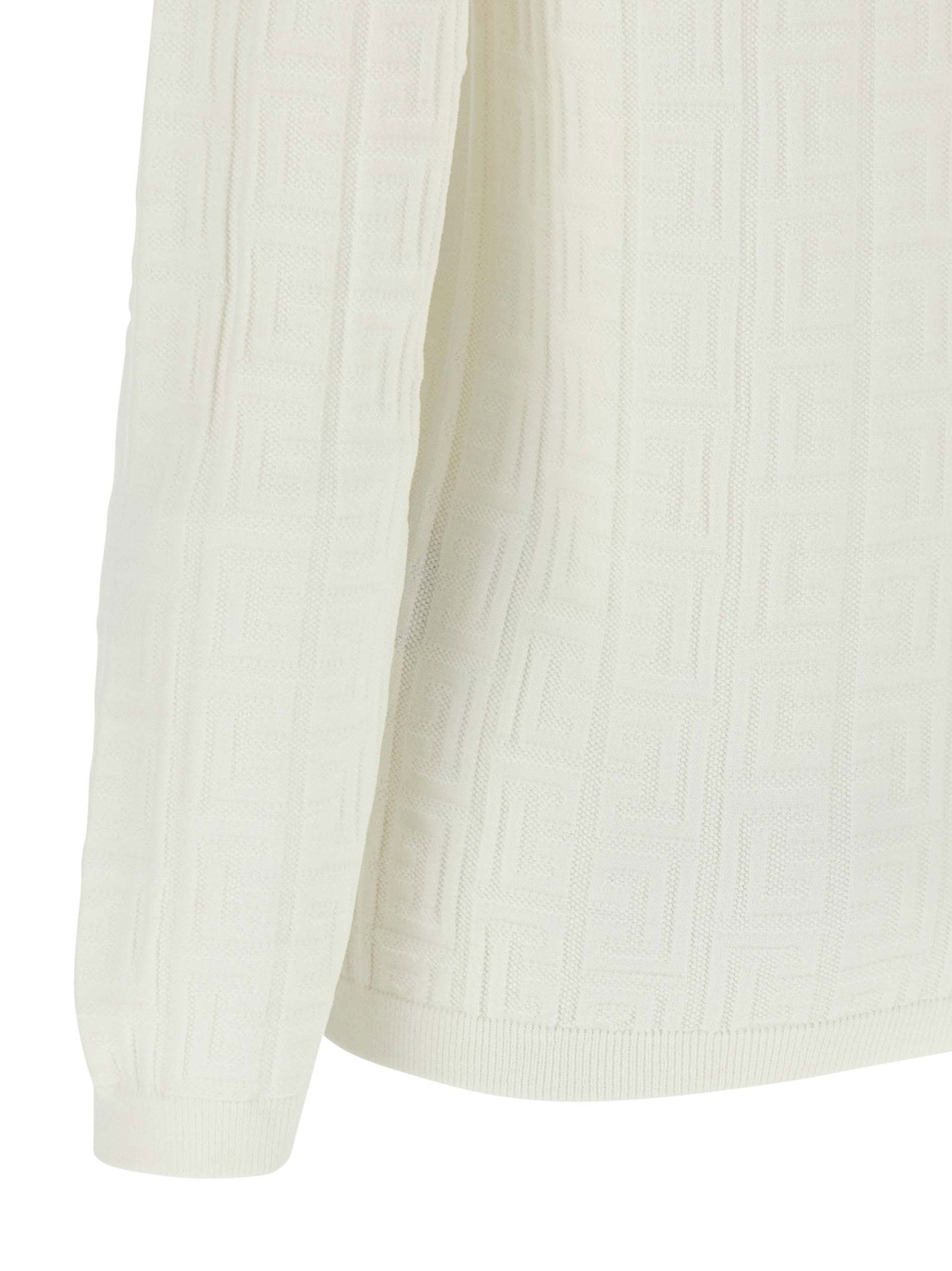 Balmain Maxi Shoulder Top White