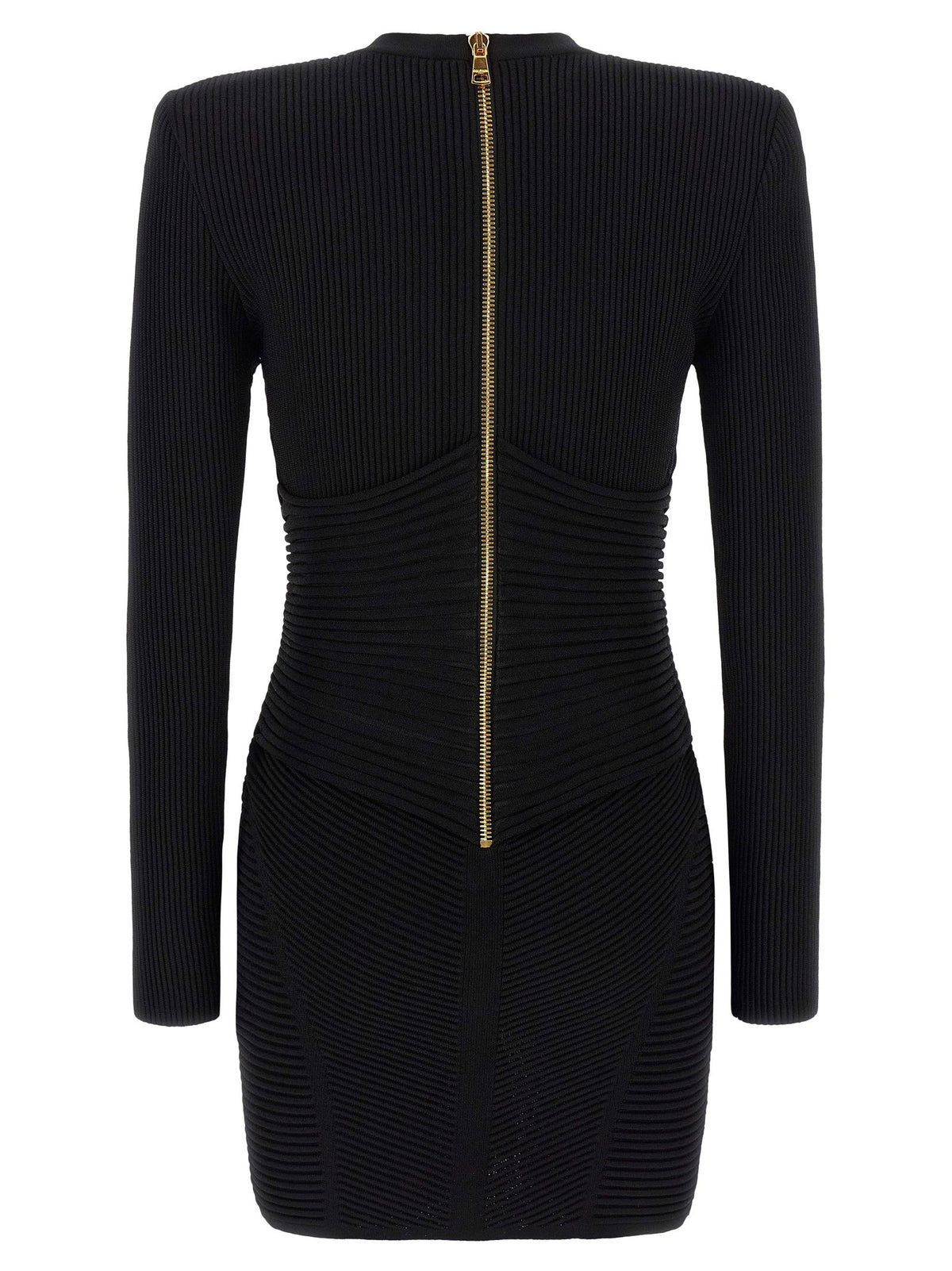 Balmain Bodycon Dress Black