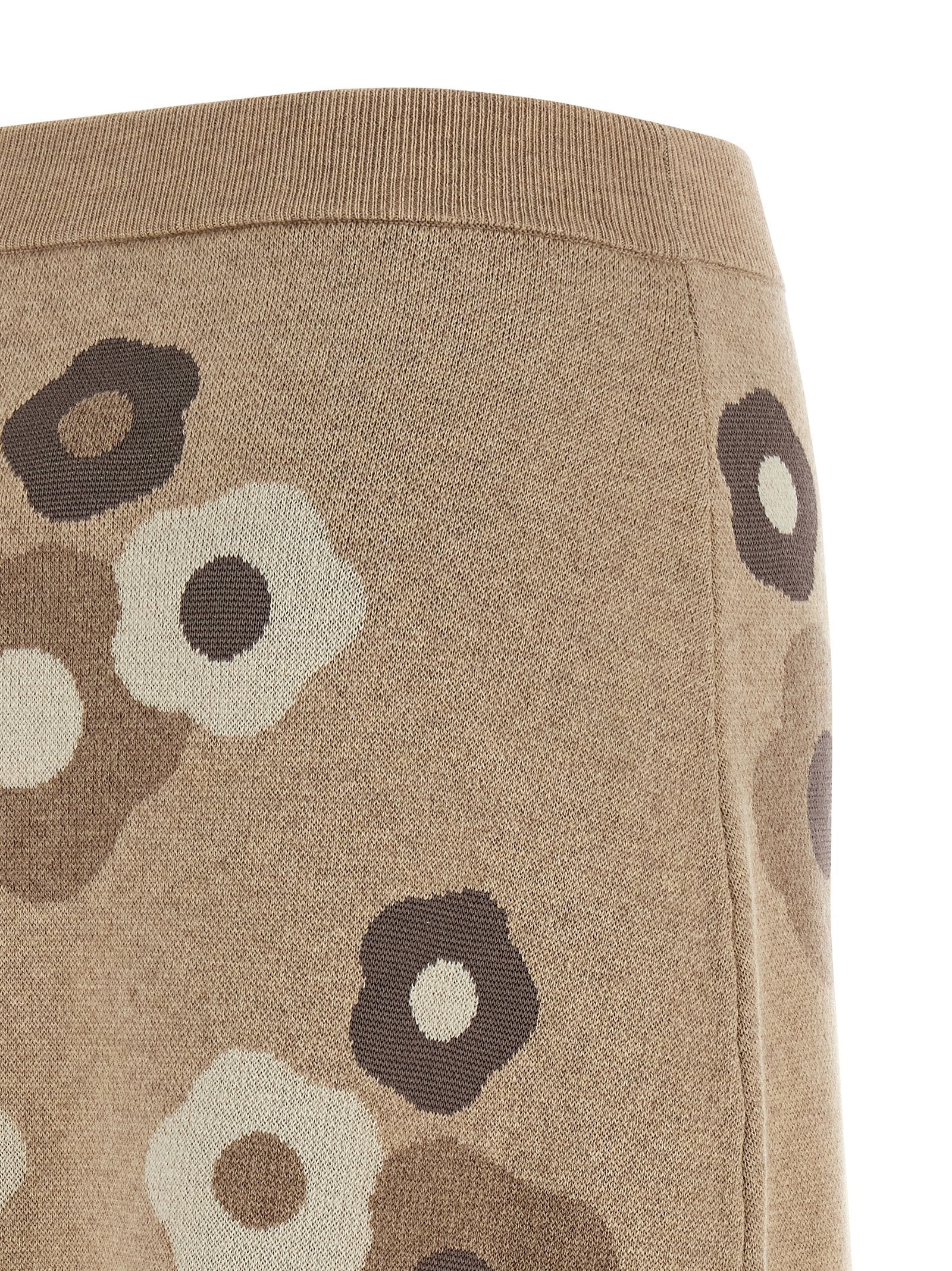 Kenzo Hana Dots Skirt Beige