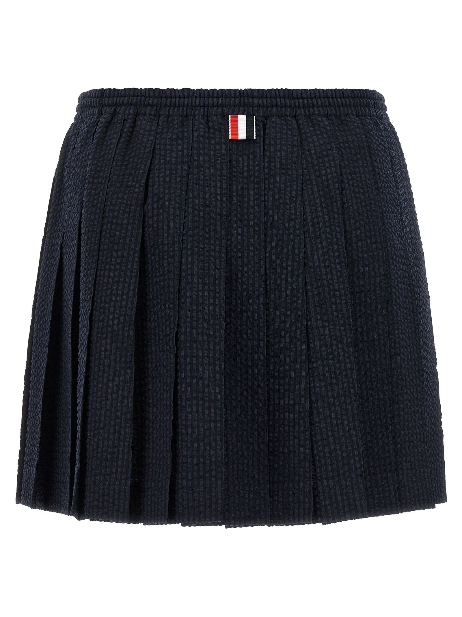 Thom Browne Striped Skirt Blue