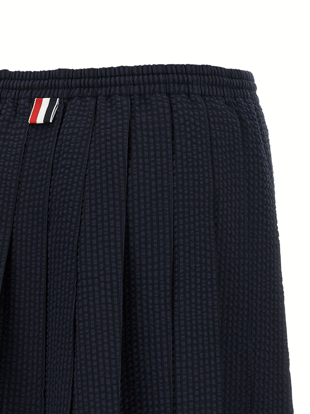 Thom Browne Striped Skirt Blue