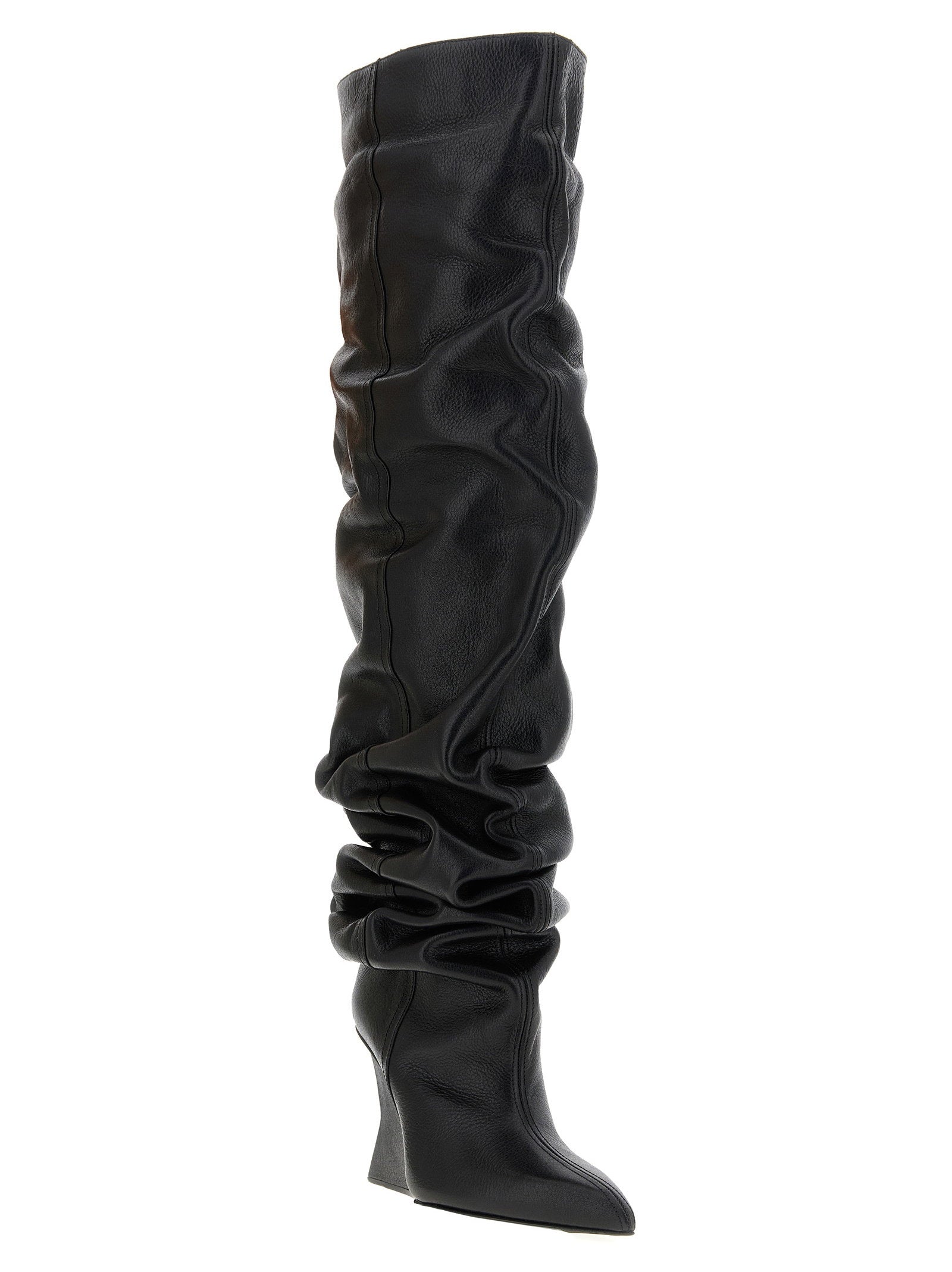 Balmain Cuissardes Leather Black