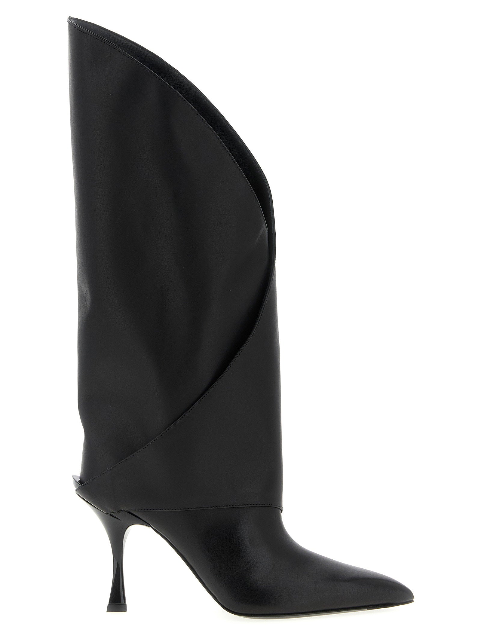 Balmain Twist Boots Black